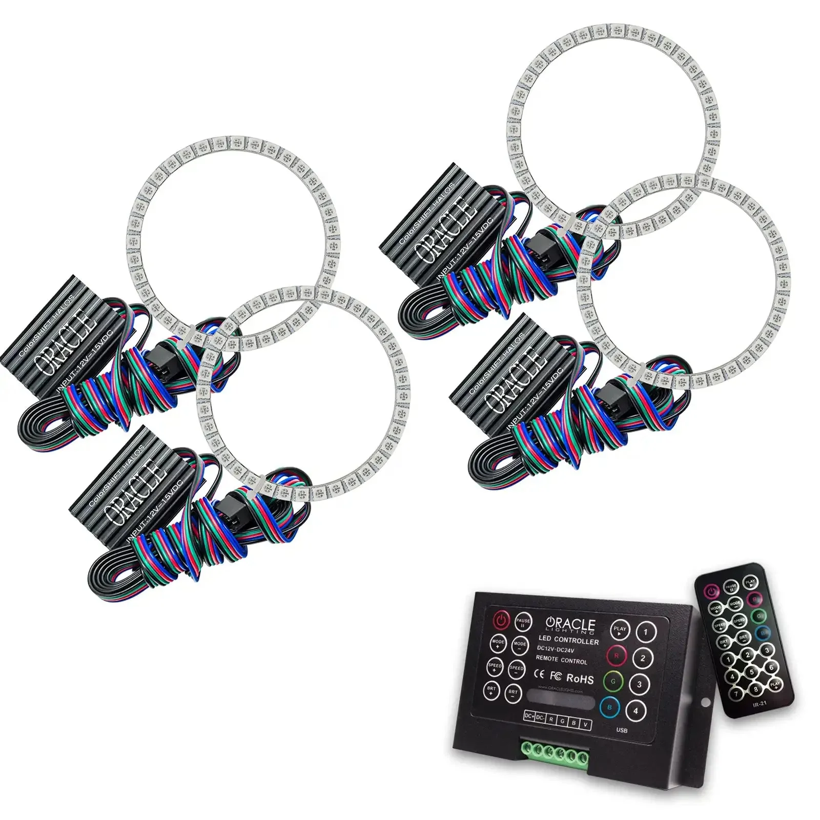 ORACLE Lighting 1991-1996 Chevy Impala LED Headlight Halo Kit - Image 7