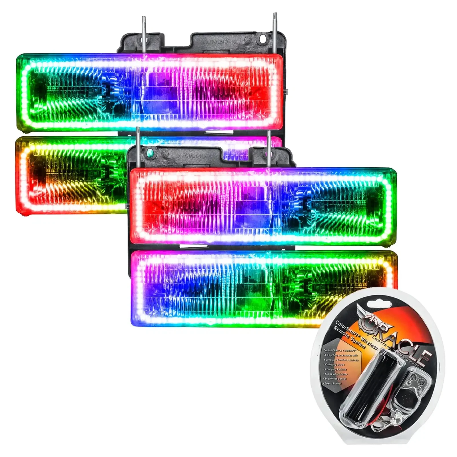 ORACLE Lighting 1995-2000 Chevrolet Tahoe Pre-Assembled Halo Headlights - Image 7