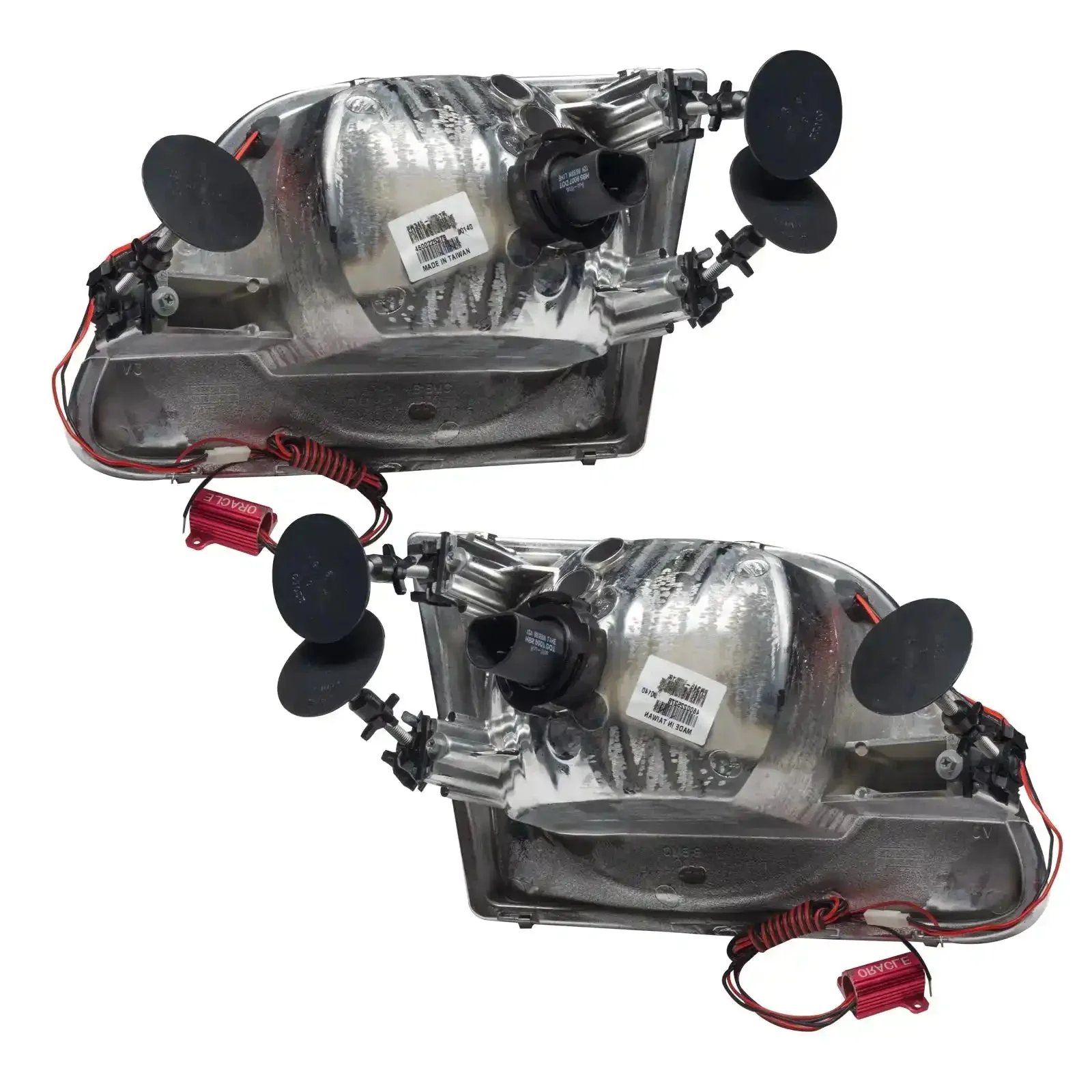 ORACLE Lighting 1997-2003 Ford F-150/F-250 Super Duty Pre-Assembled Halo Headlights - Chrome Housing - Image 13