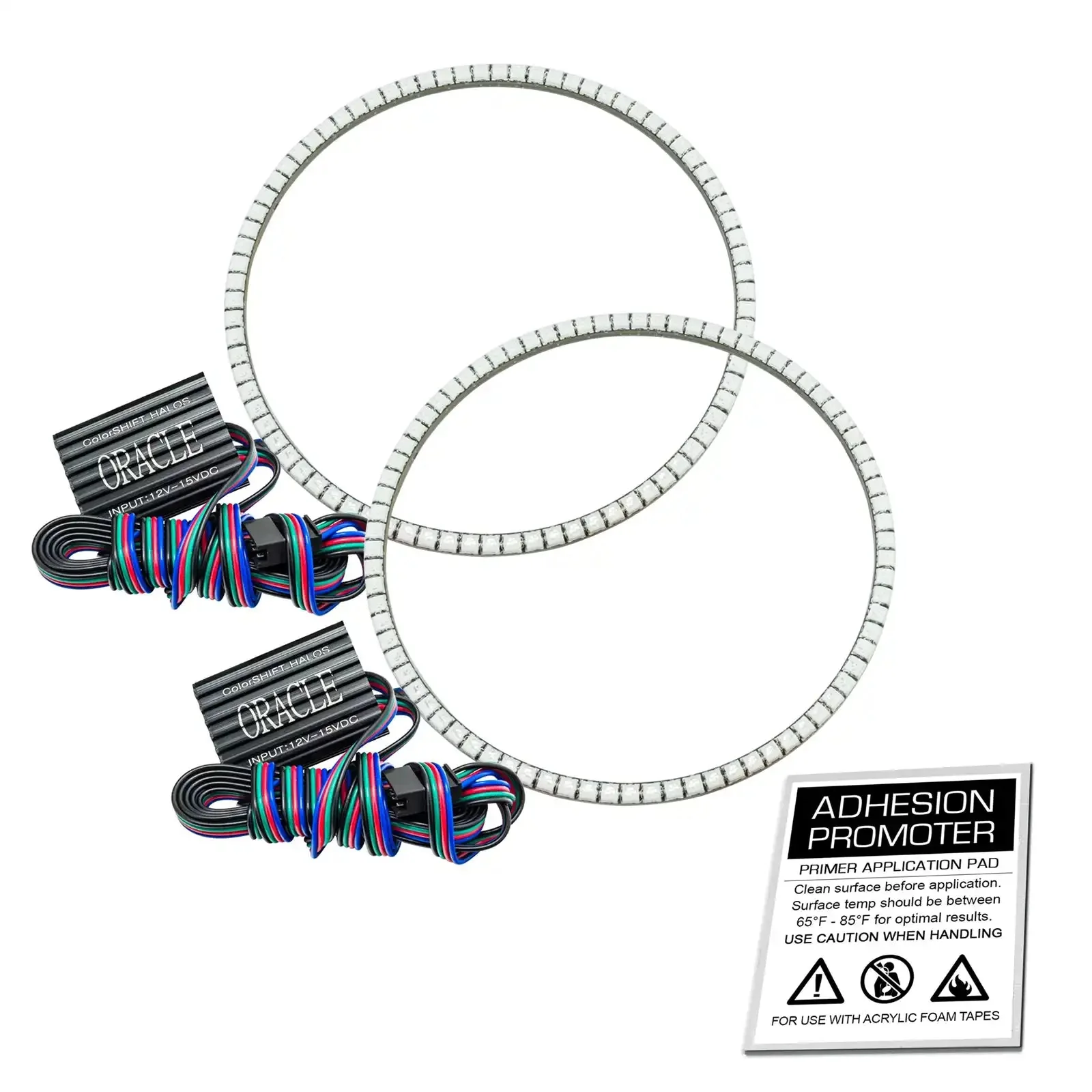 1997-2006 Jeep Wrangler TJ ORACLE LED Headlight Halo Kit- Waterproof Surface Mount - Image 3