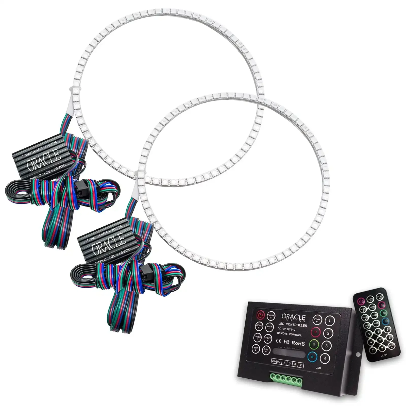 ORACLE Lighting 2001-2004 Nissan Frontier LED Headlight Halo Kit - Image 7