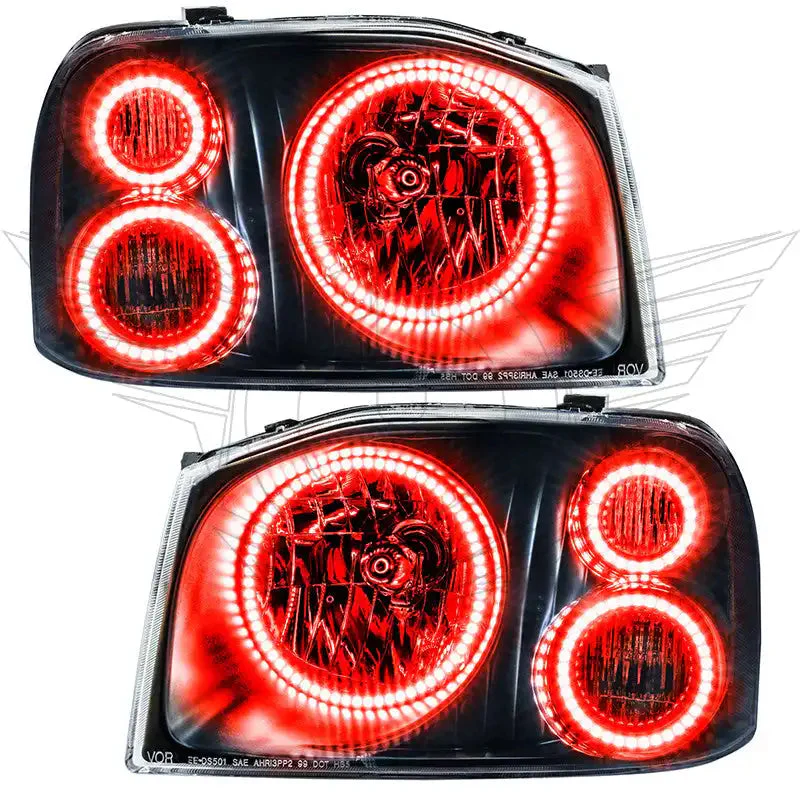 ORACLE Lighting 2001-2004 Nissan Frontier LED Triple Halo Headlight Kit - Image 9
