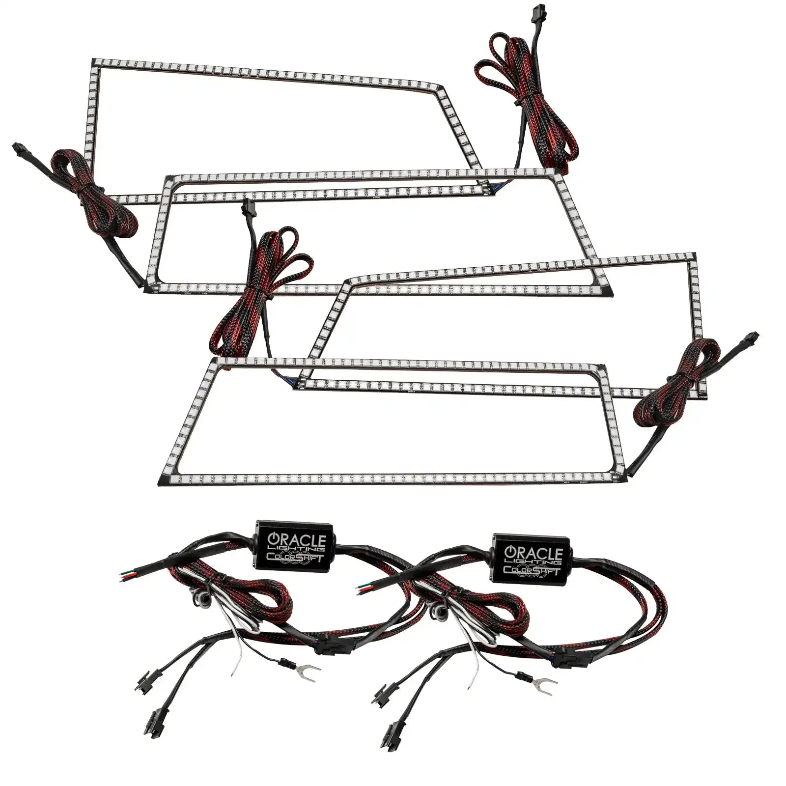 ORACLE Lighting 2003-2006 Chevy Silverado ColorSHIFT  Dual Halo Headlight Kit - Image 5