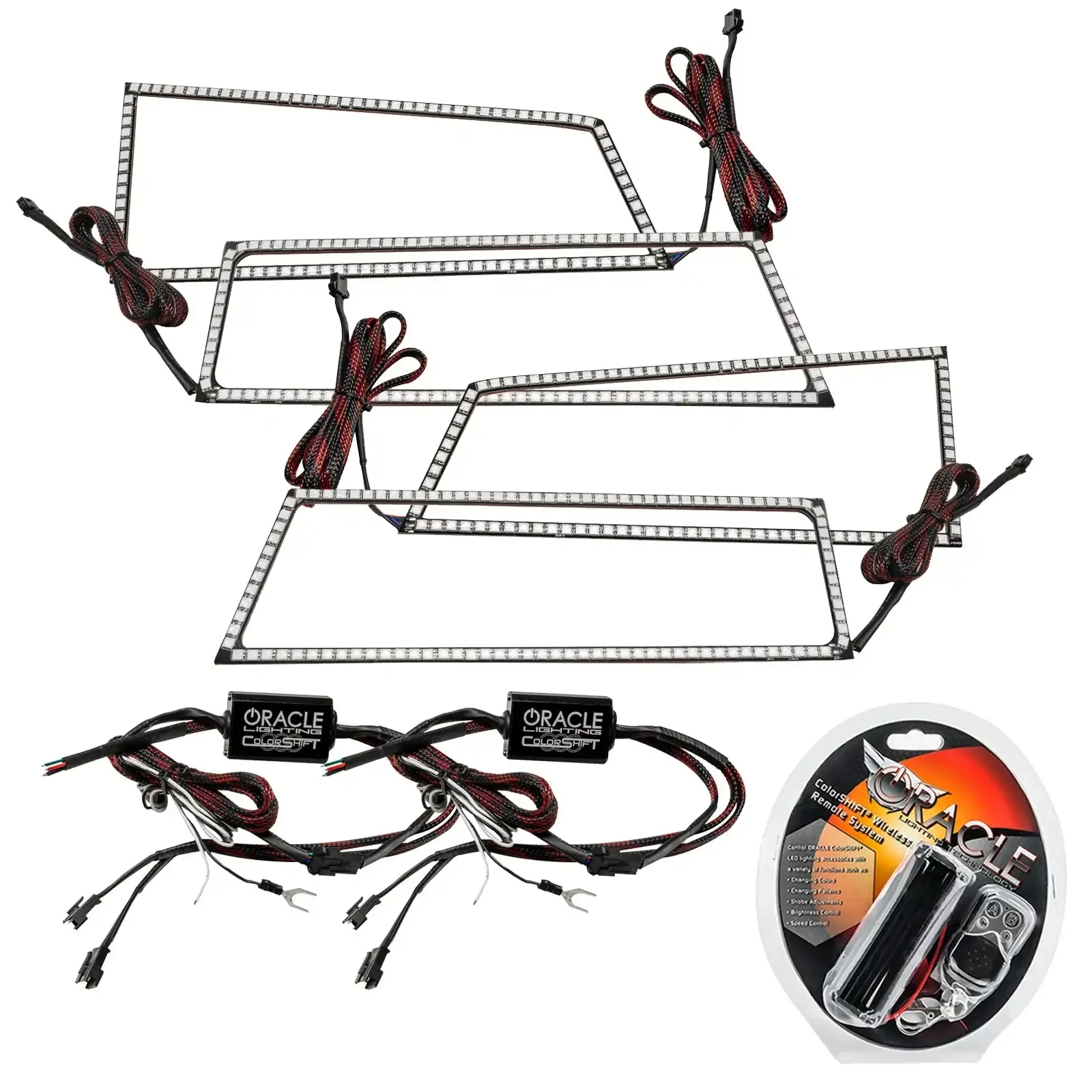ORACLE Lighting 2003-2006 Chevy Silverado ColorSHIFT  Dual Halo Headlight Kit - Image 7