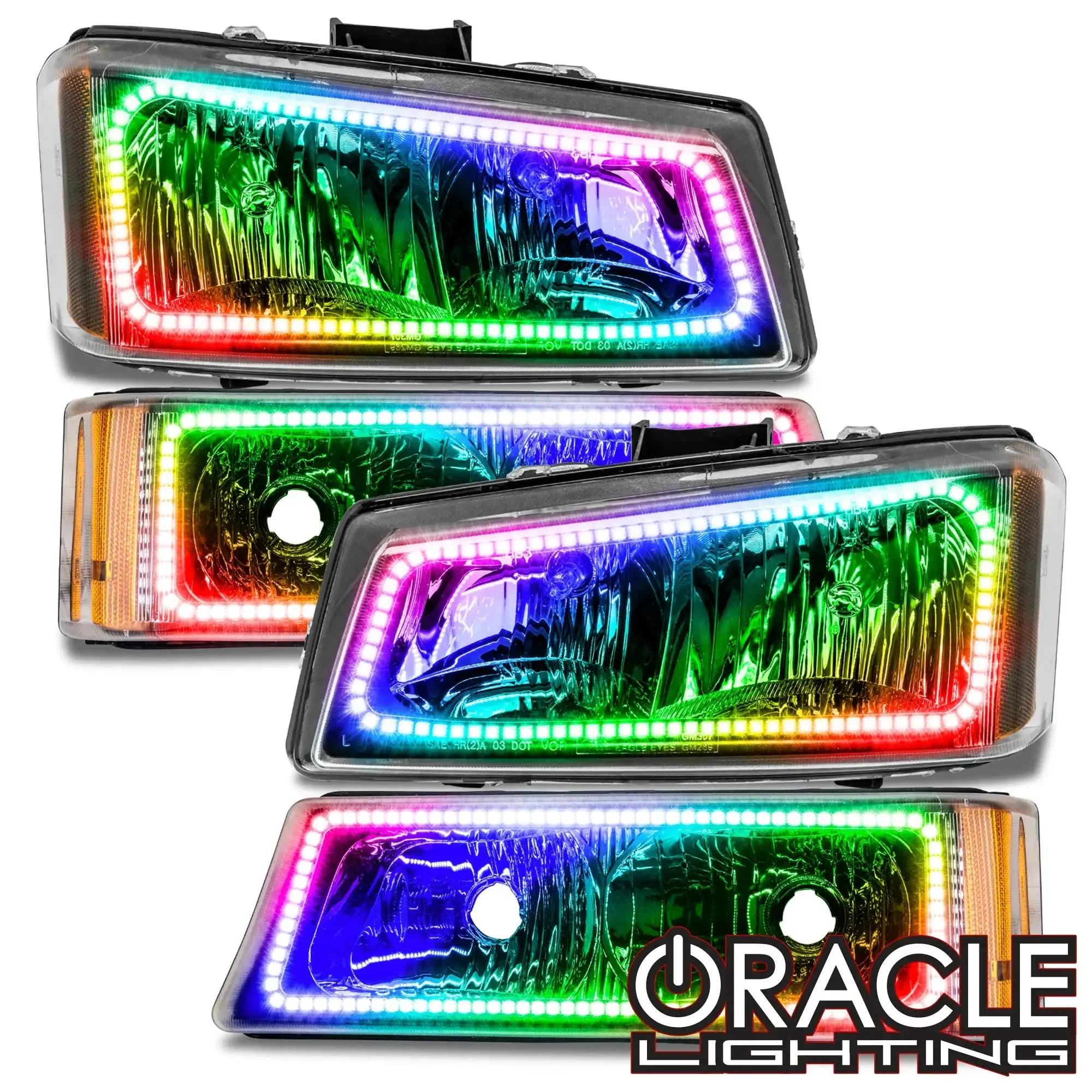 2003-2006 Chevy Silverado Pre-Assembled Headlights w/ Parking Lights - Image 17