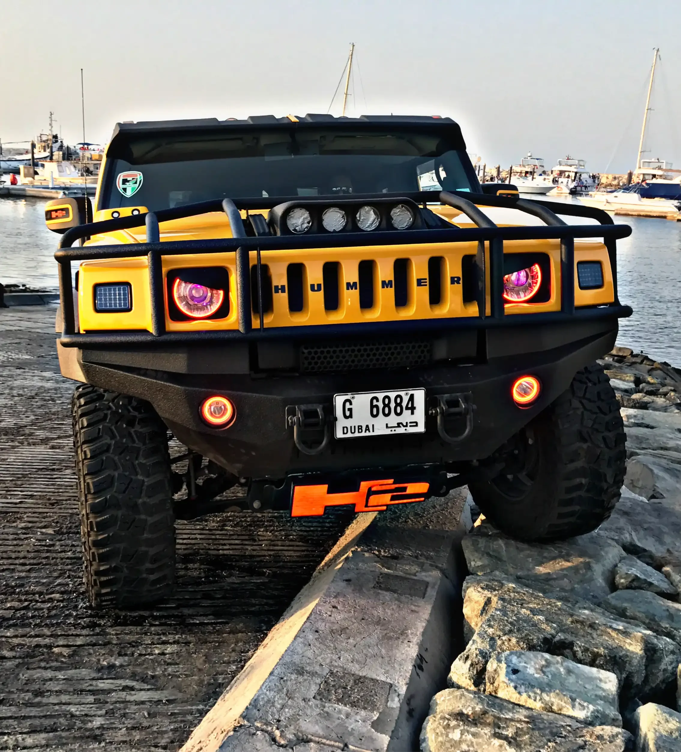 ORACLE Lighting 2003-2010 Hummer H2 LED Fog Light Halo Kit - Image 6