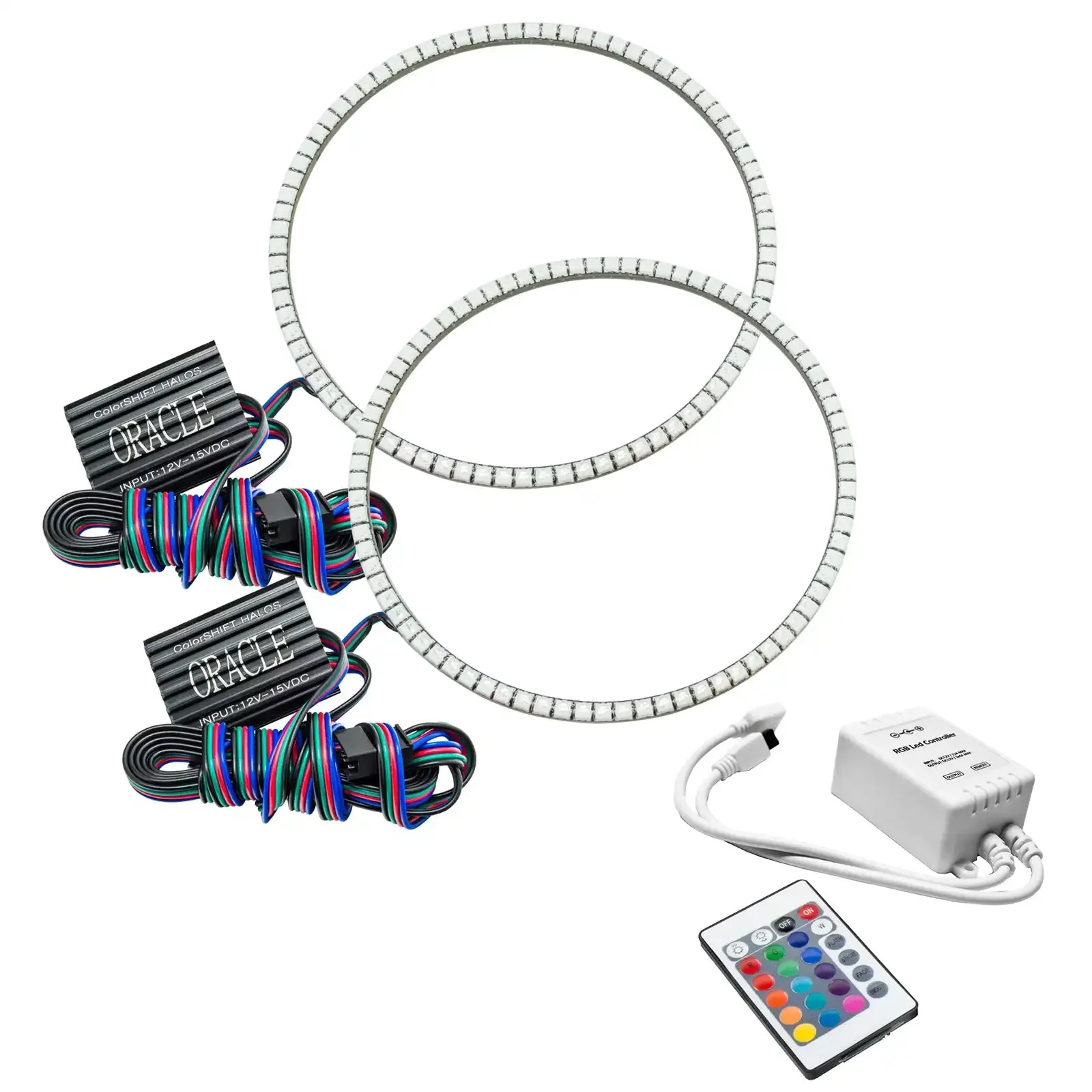 ORACLE Lighting 2003-2010 Hummer H2 Surface Mount LED Headlight Halo Kit - Image 3
