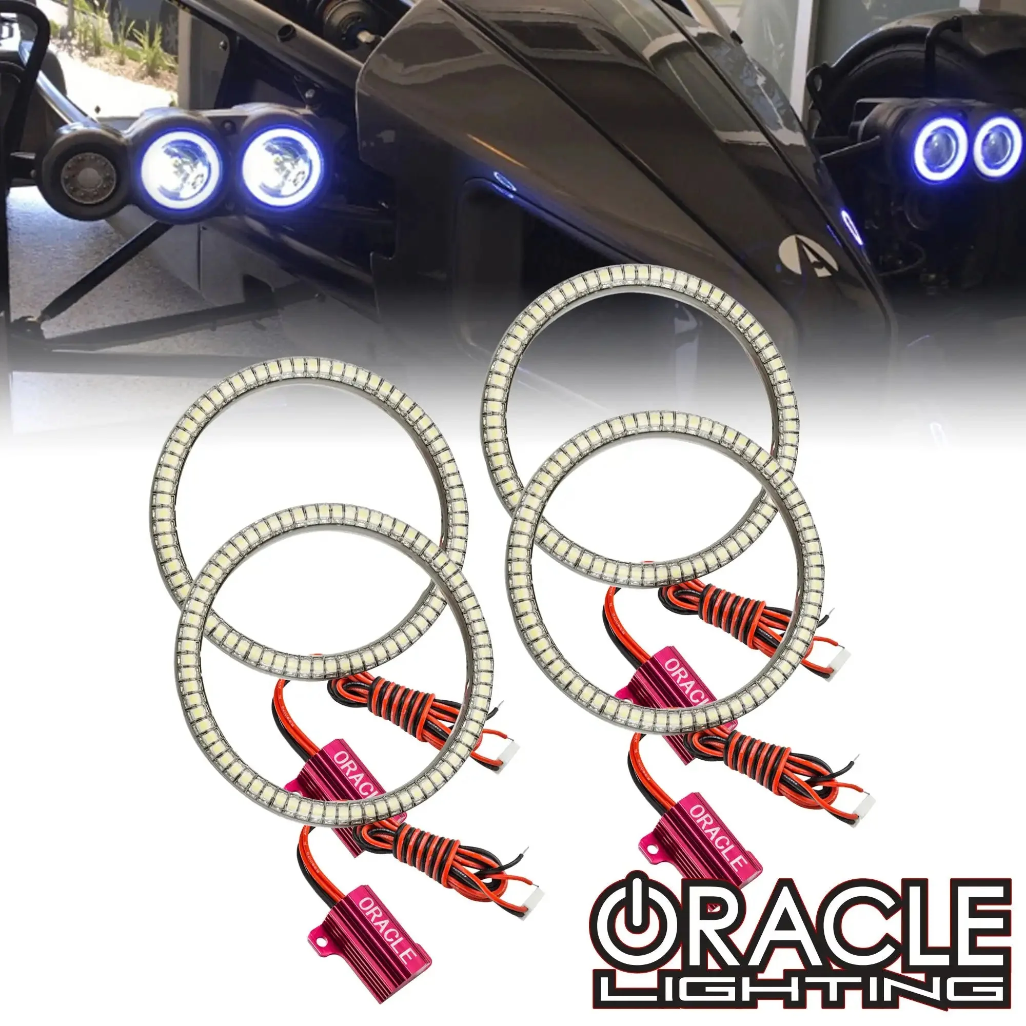ORACLE Lighting 2003-2018 Ariel Atom LED Dual Surface Mount Headlight Halo Kit