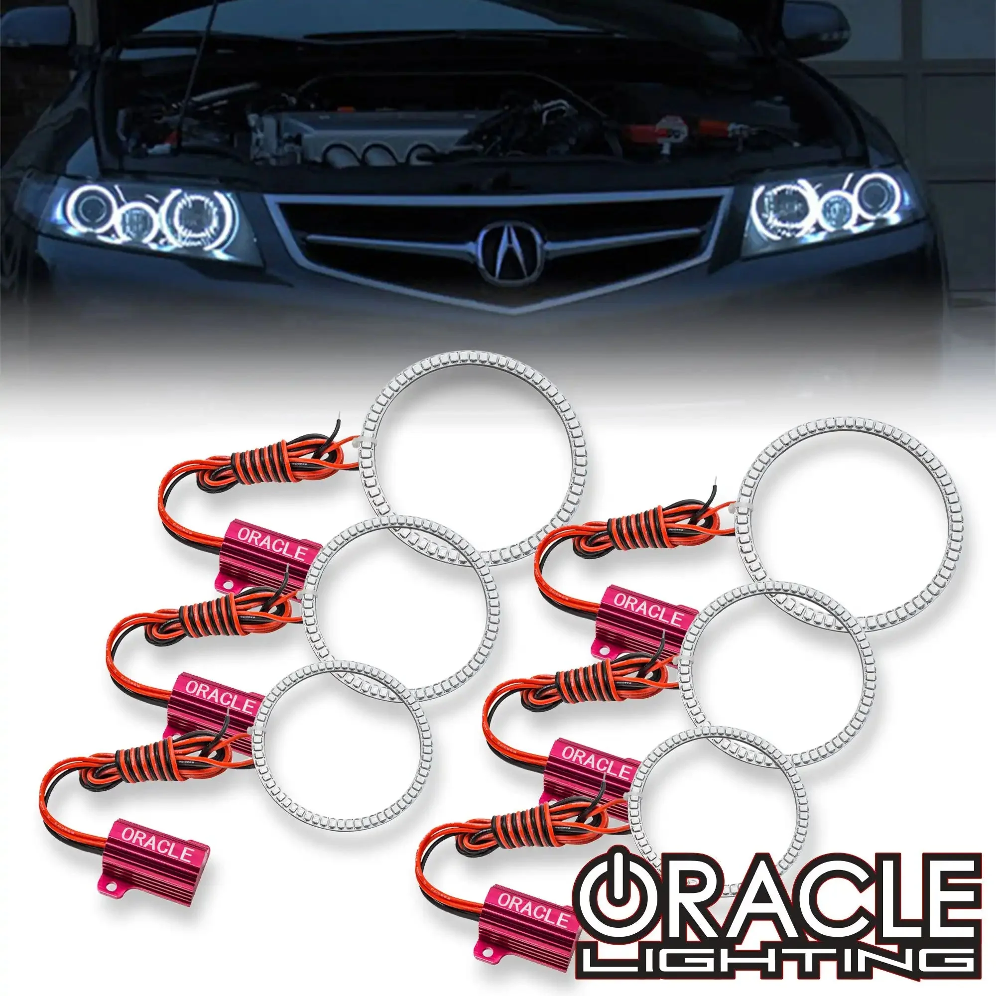 ORACLE Lighting 2004-2007 Acura TSX LED Headlight Halo Kit - Image 6