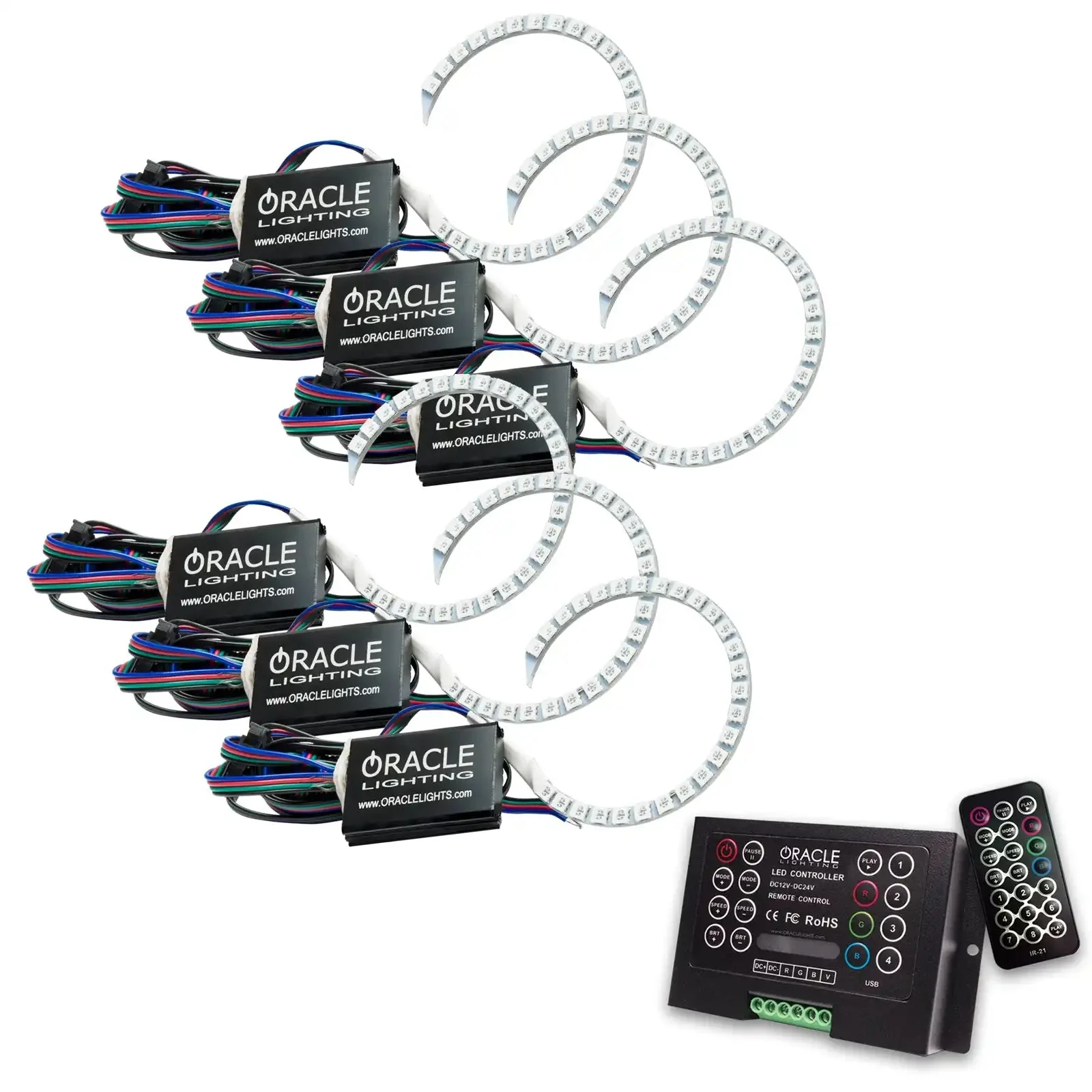 ORACLE Lighting 2004-2009 Mazda 3 LED Headlight Halo Kit - Image 8