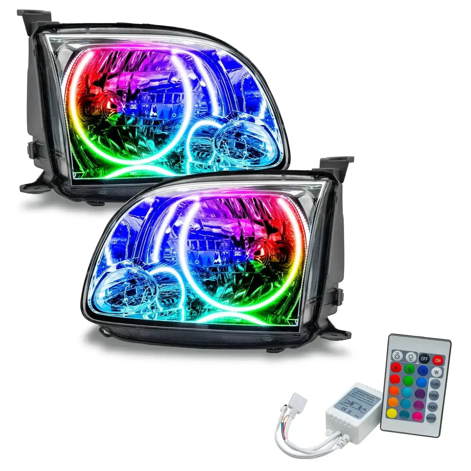 ORACLE Lighting 2005-2006 Toyota Tundra Regular/Accessible Cab Pre-Assembled LED Halo Headlights - Image 15