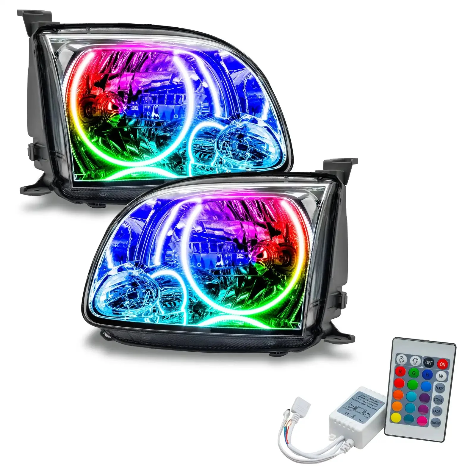 ORACLE Lighting 2005-2006 Toyota Tundra Regular/Accessible Cab Pre-Assembled LED Halo Headlights - Image 5