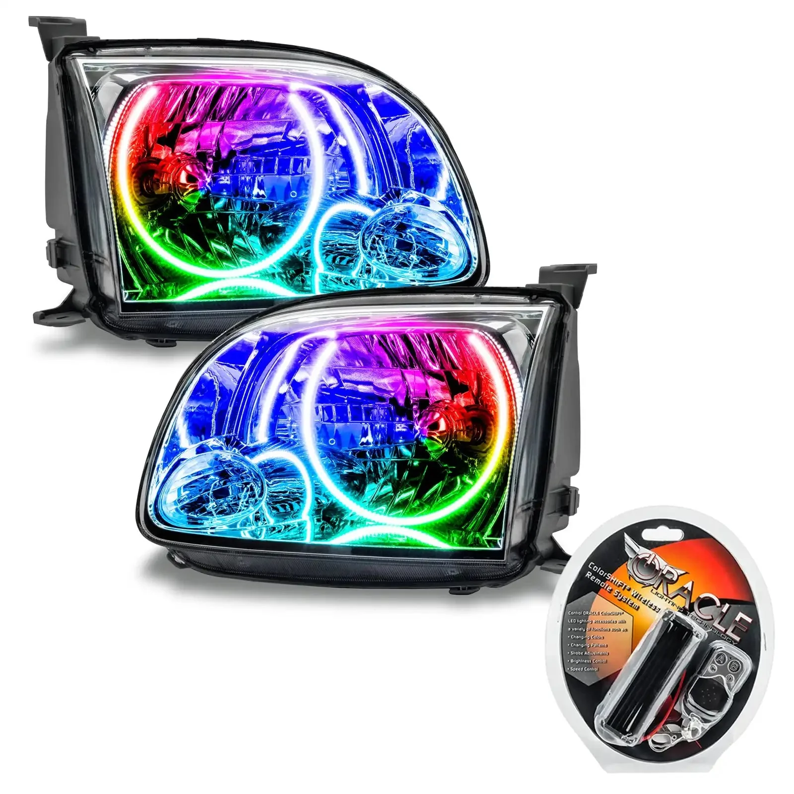 ORACLE Lighting 2005-2006 Toyota Tundra Regular/Accessible Cab Pre-Assembled LED Halo Headlights - Image 6