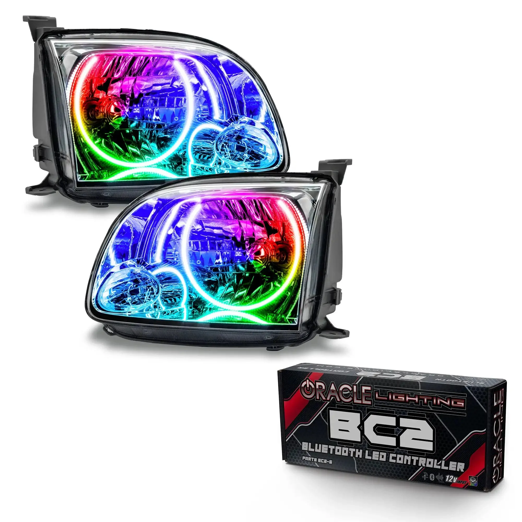 ORACLE Lighting 2005-2006 Toyota Tundra Regular/Accessible Cab Pre-Assembled LED Halo Headlights - Image 8
