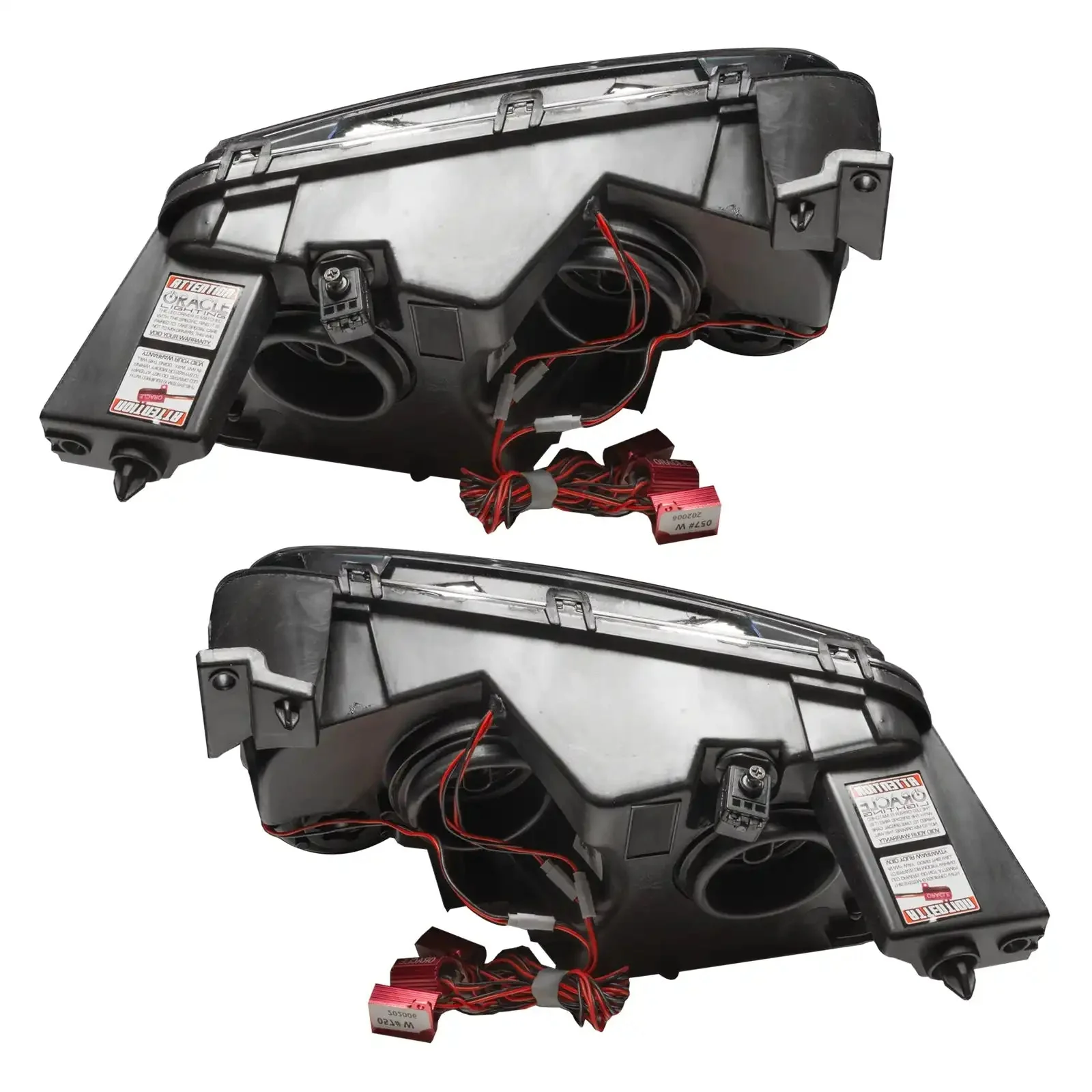 2005-2010 Dodge Charger Pre-Assembled Headlights - Non HID - Triple Halo - Image 5
