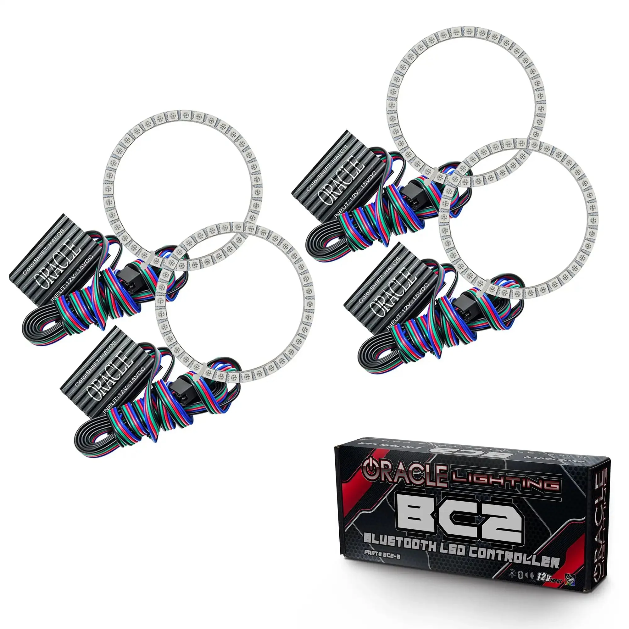 ORACLE Lighting 2005-2013 Chevrolet C6 Corvette LED Headlight Halo Kit - Image 14