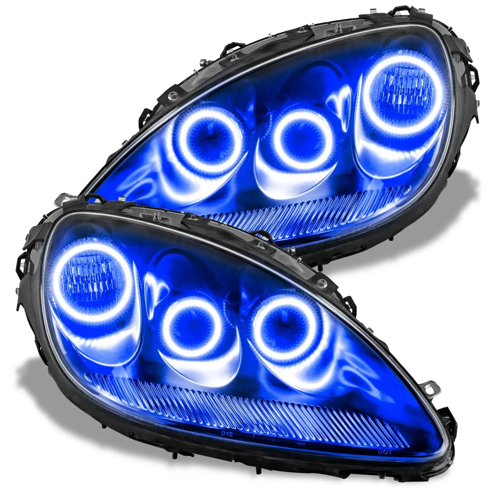 2005-2013 Chevrolet C6 Corvette ORACLE Triple Halo Headlight Kit - Image 3