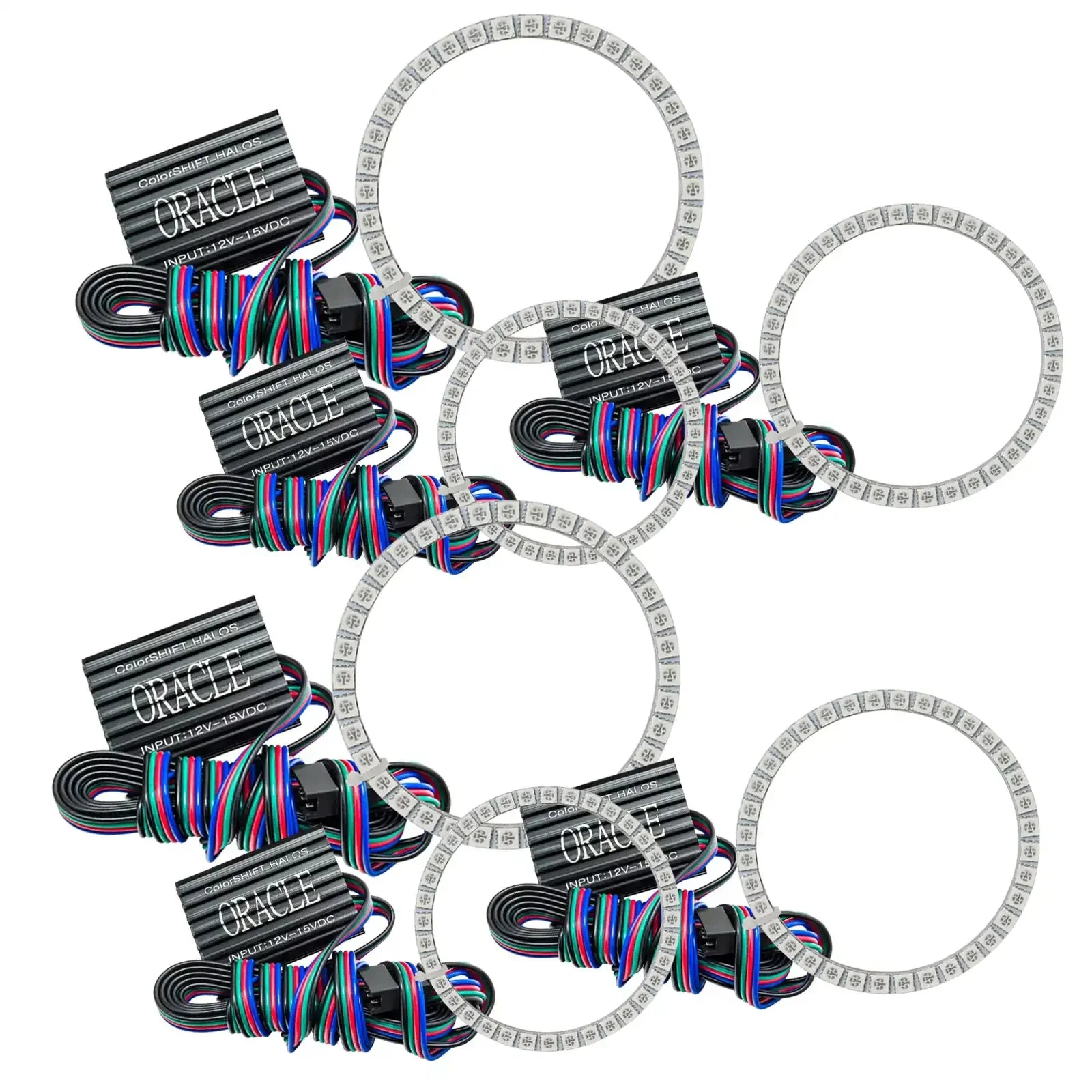 2005-2013 Chevrolet C6 Corvette ORACLE Triple Halo Headlight Kit - Image 9