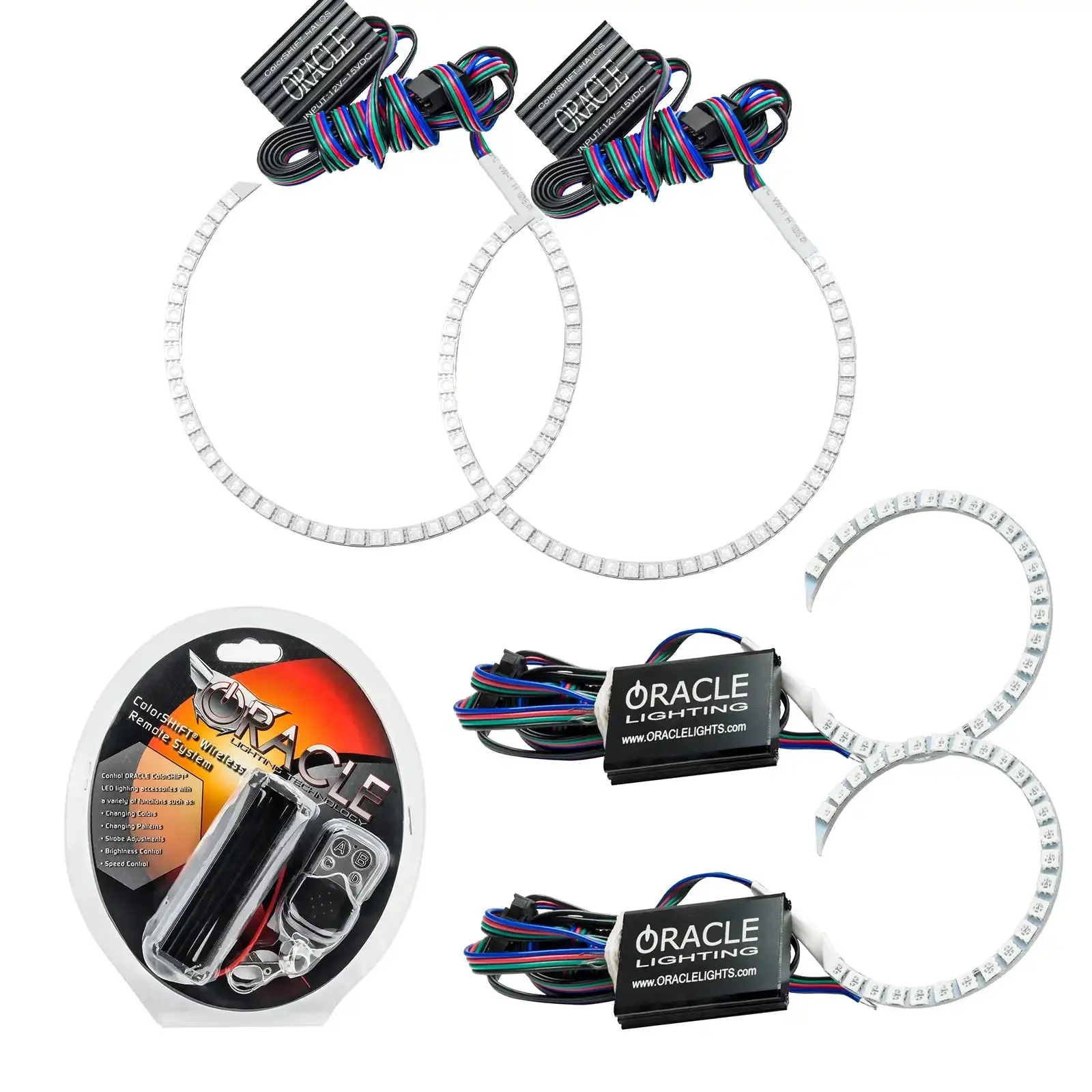 2006-2010 Jeep Commander ORACLE Headlight Halo Kit - Image 10