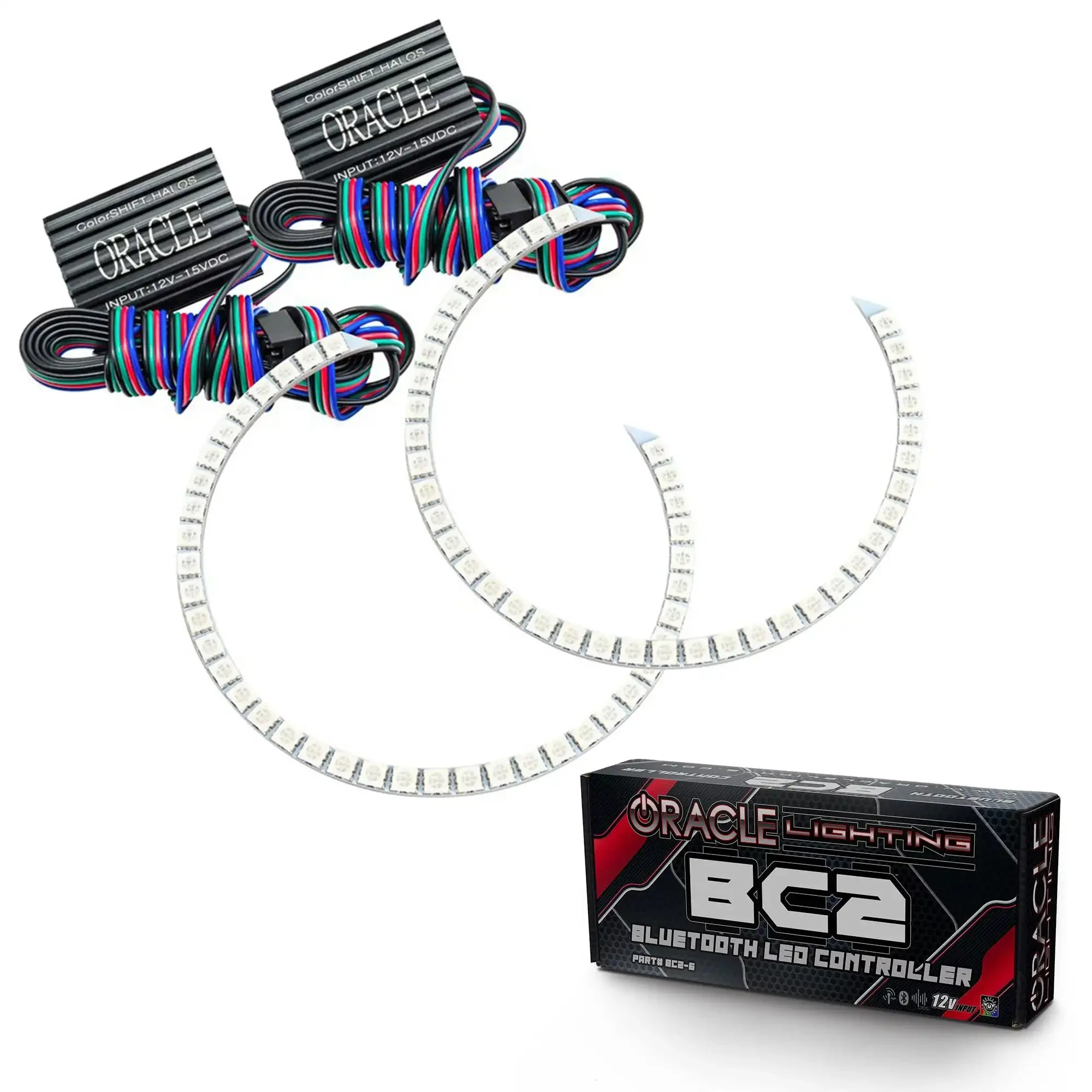 ORACLE Lighting 2006-2011 Honda Civic Sedan 4DR LED Headlight Halo Kit - Image 7