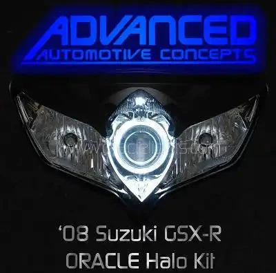 ORACLE Lighting 2007-2010 Suzuki GSXR 750 Motorcycle Headlight Halo Kit - Image 5