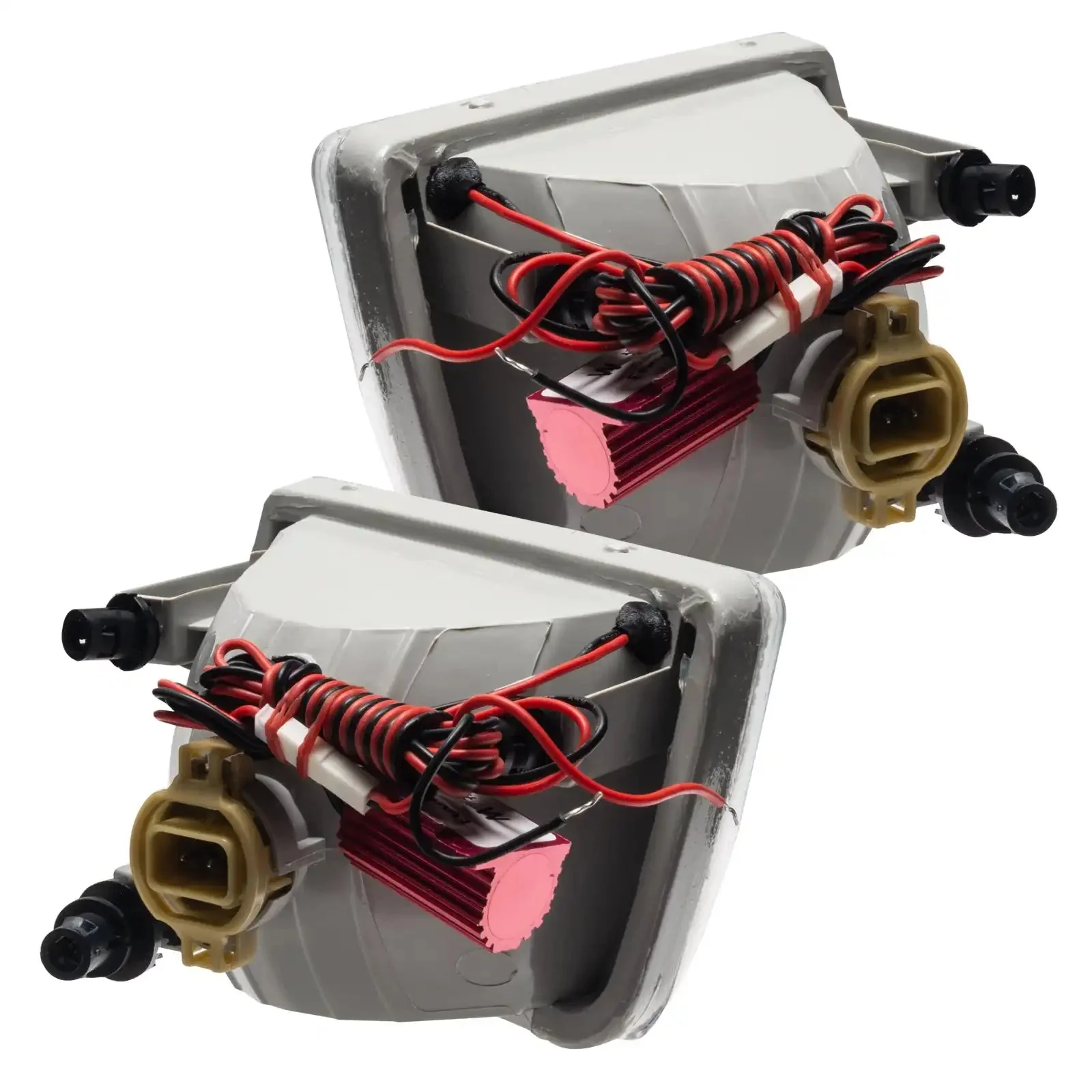 ORACLE Lighting 2007-2015 Chevrolet Silverado Pre-Assembled Fog Lights - Square Style Halo - Image 5