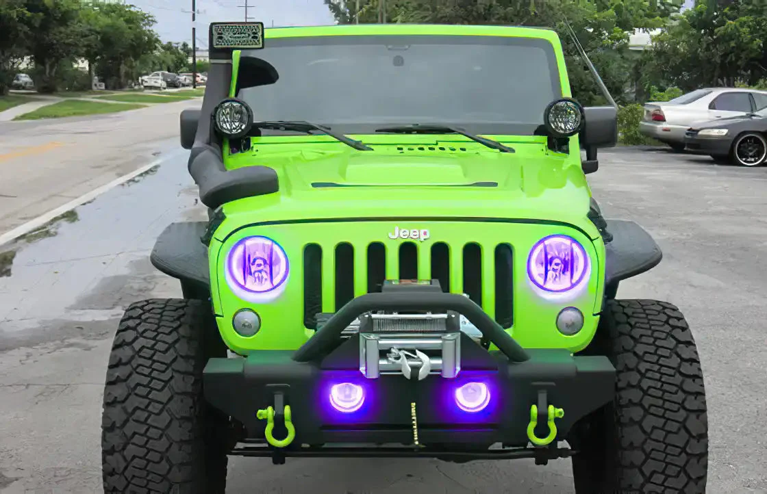ORACLE Lighting 2007-2017 Jeep Wrangler JK LED Fog Light Halo Kit - Image 18
