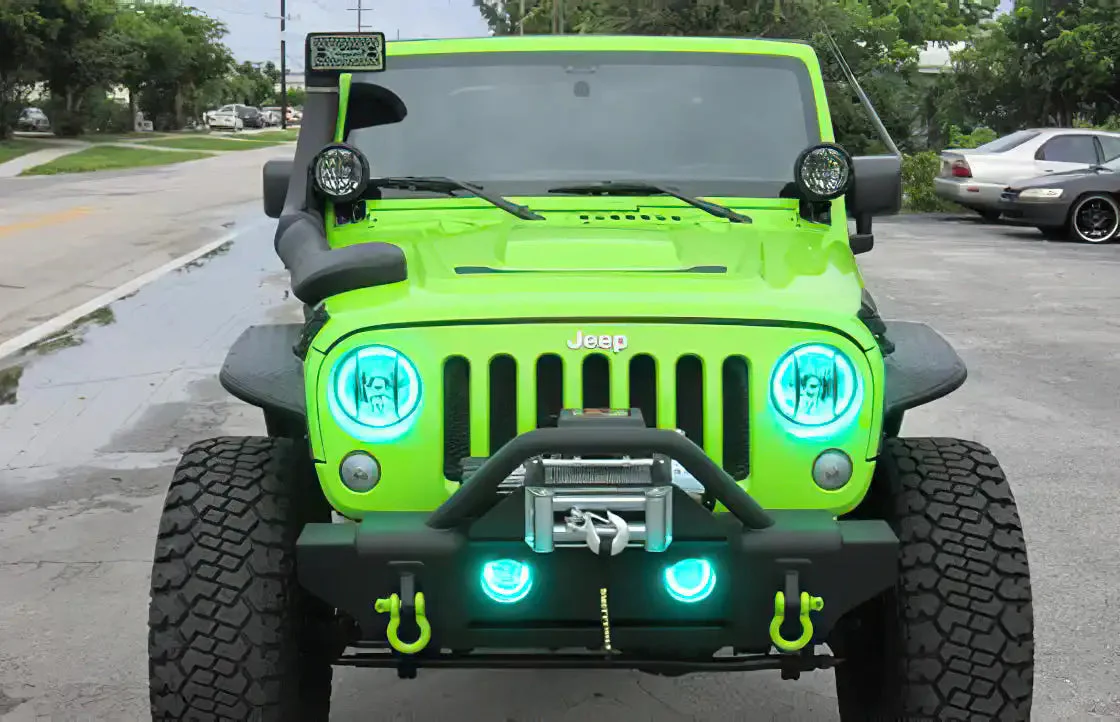 ORACLE Lighting 2007-2017 Jeep Wrangler JK LED Fog Light Halo Kit - Image 19