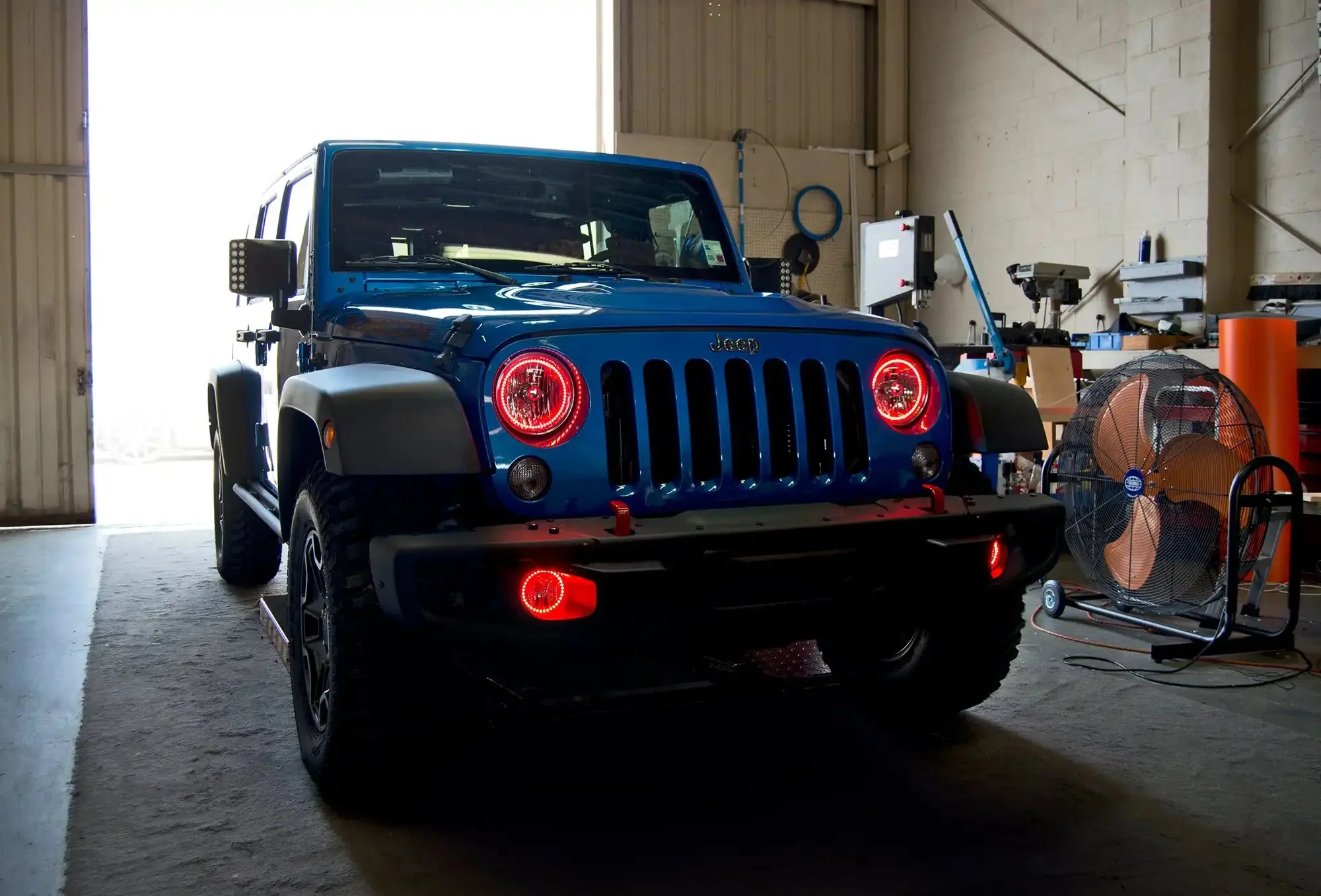 ORACLE Lighting 2007-2017 Jeep Wrangler JK LED Fog Light Halo Kit - Image 4