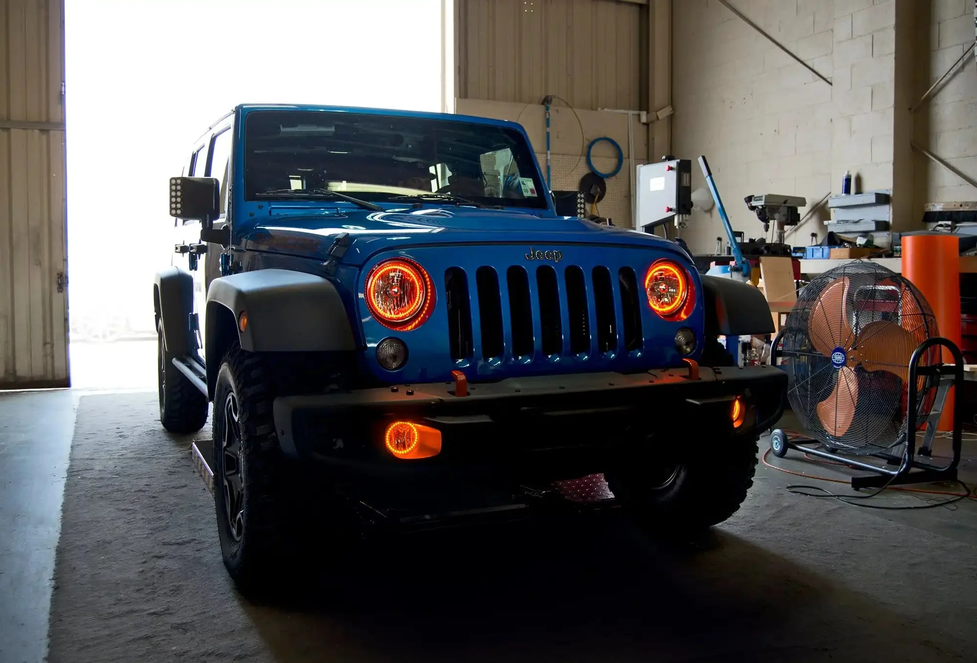 ORACLE Lighting 2007-2017 Jeep Wrangler JK LED Fog Light Halo Kit - Image 6