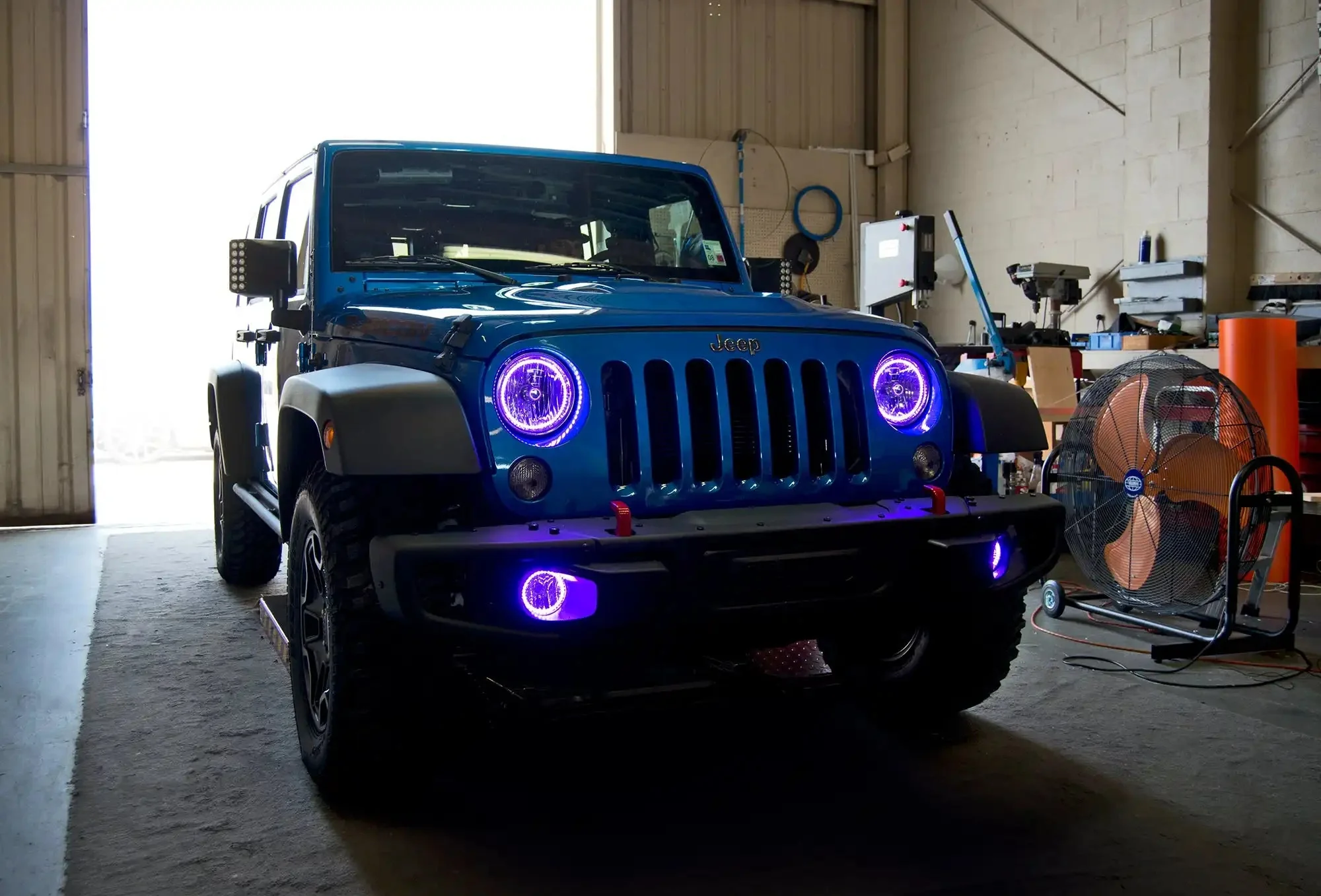 ORACLE Lighting 2007-2017 Jeep Wrangler JK LED Fog Light Halo Kit - Image 7
