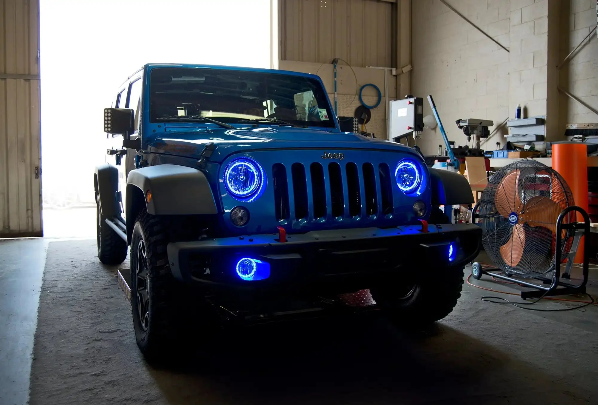 ORACLE Lighting 2007-2017 Jeep Wrangler JK LED Headlight Halo Kit - Image 11