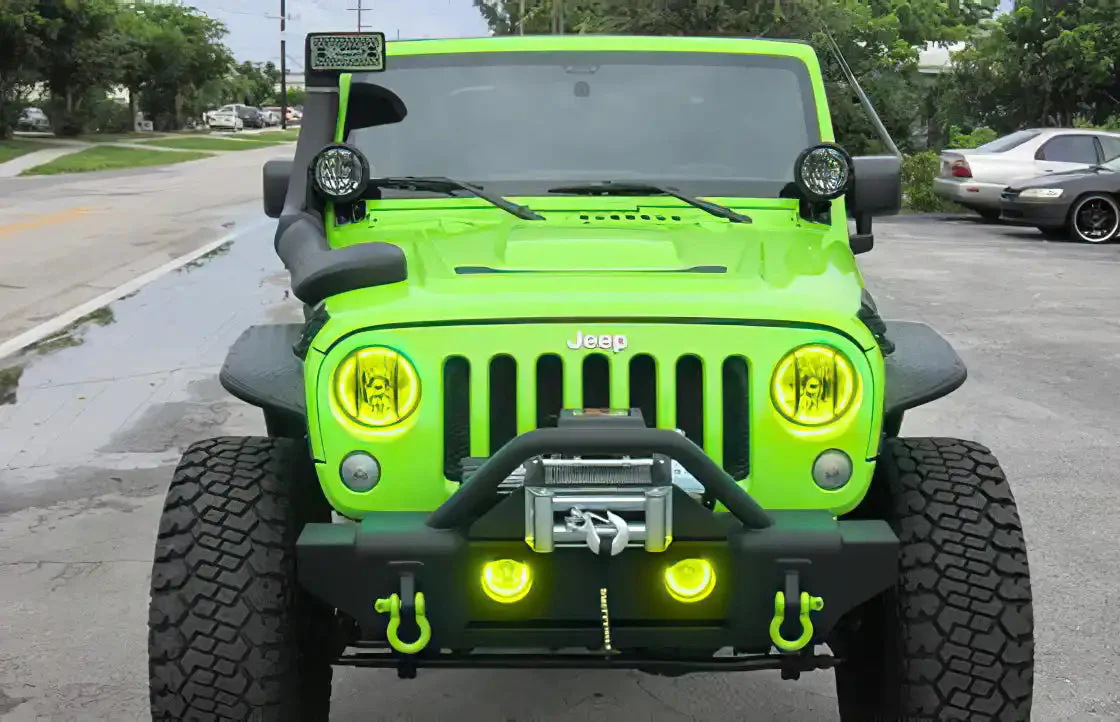 ORACLE Lighting 2007-2017 Jeep Wrangler JK LED Headlight Halo Kit - Image 38