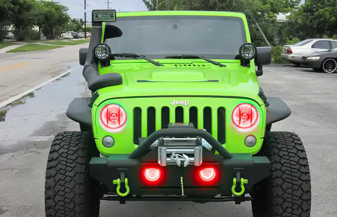 ORACLE Lighting 2007-2017 Jeep Wrangler JK LED Headlight Halo Kit - Image 40