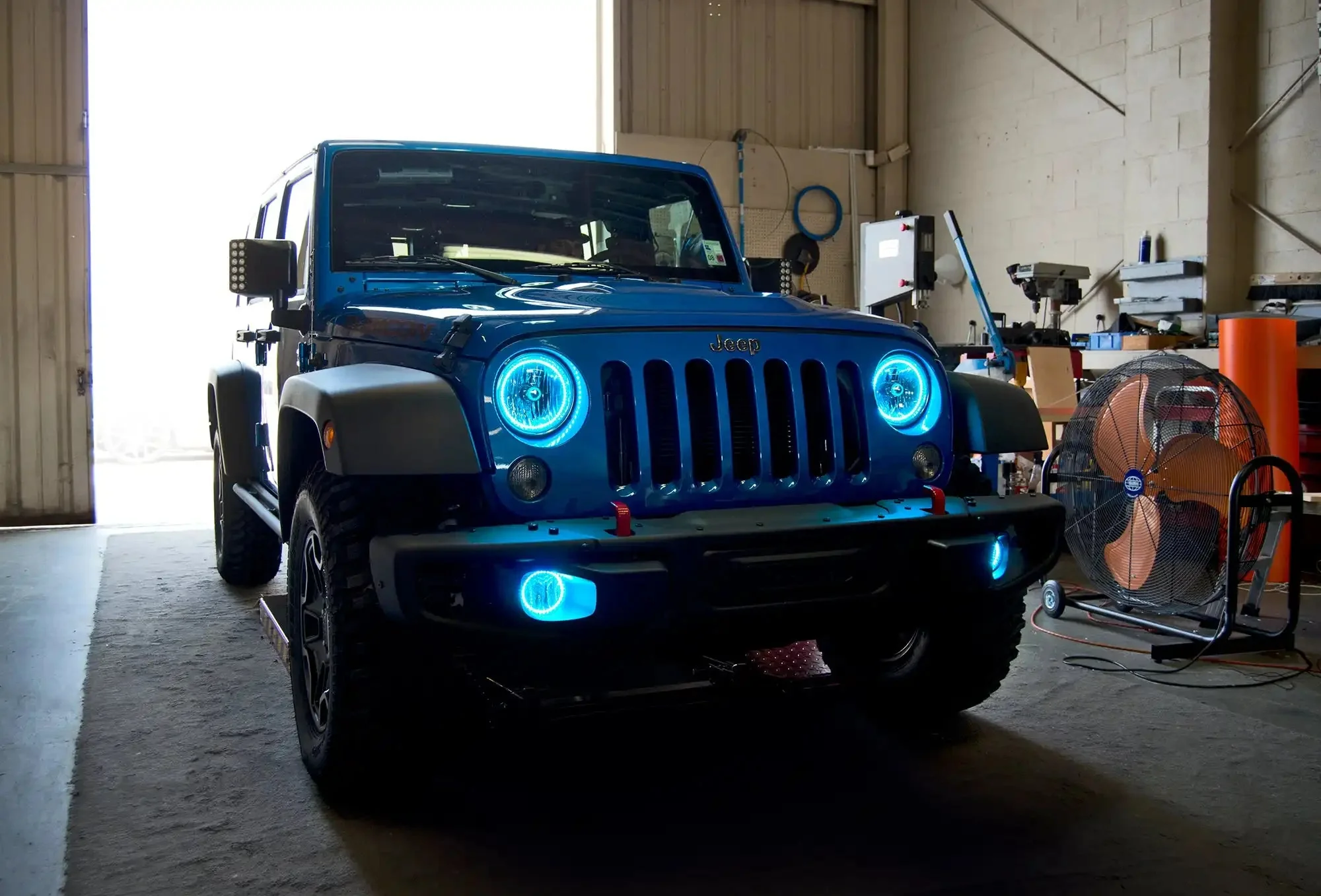 ORACLE Lighting 2007-2017 Jeep Wrangler JK LED Surface Mount Headlight Halo Kit - Image 19