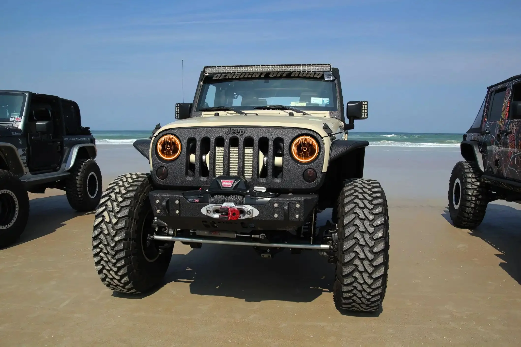 ORACLE Lighting 2007-2017 Jeep Wrangler JK LED Surface Mount Headlight Halo Kit - Image 23