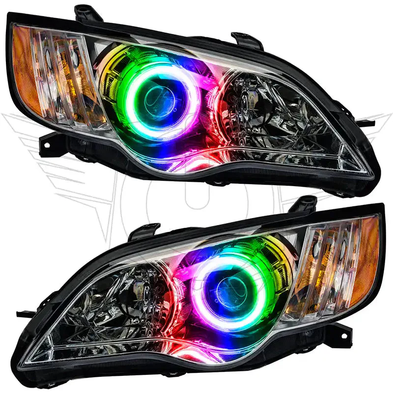 2008-2009 Subaru Legacy Pre-Assembled Headlights - Chrome - Image 12