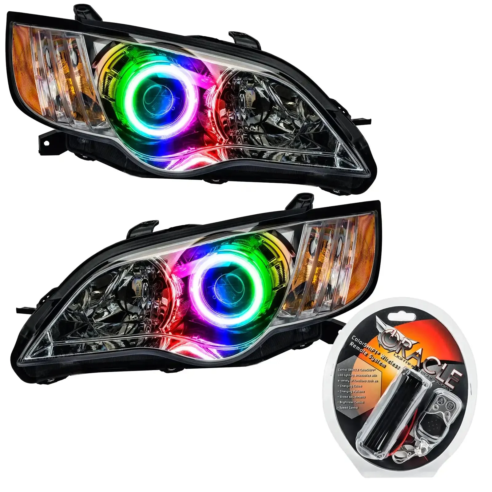 2008-2009 Subaru Legacy Pre-Assembled Headlights - Chrome - Image 14