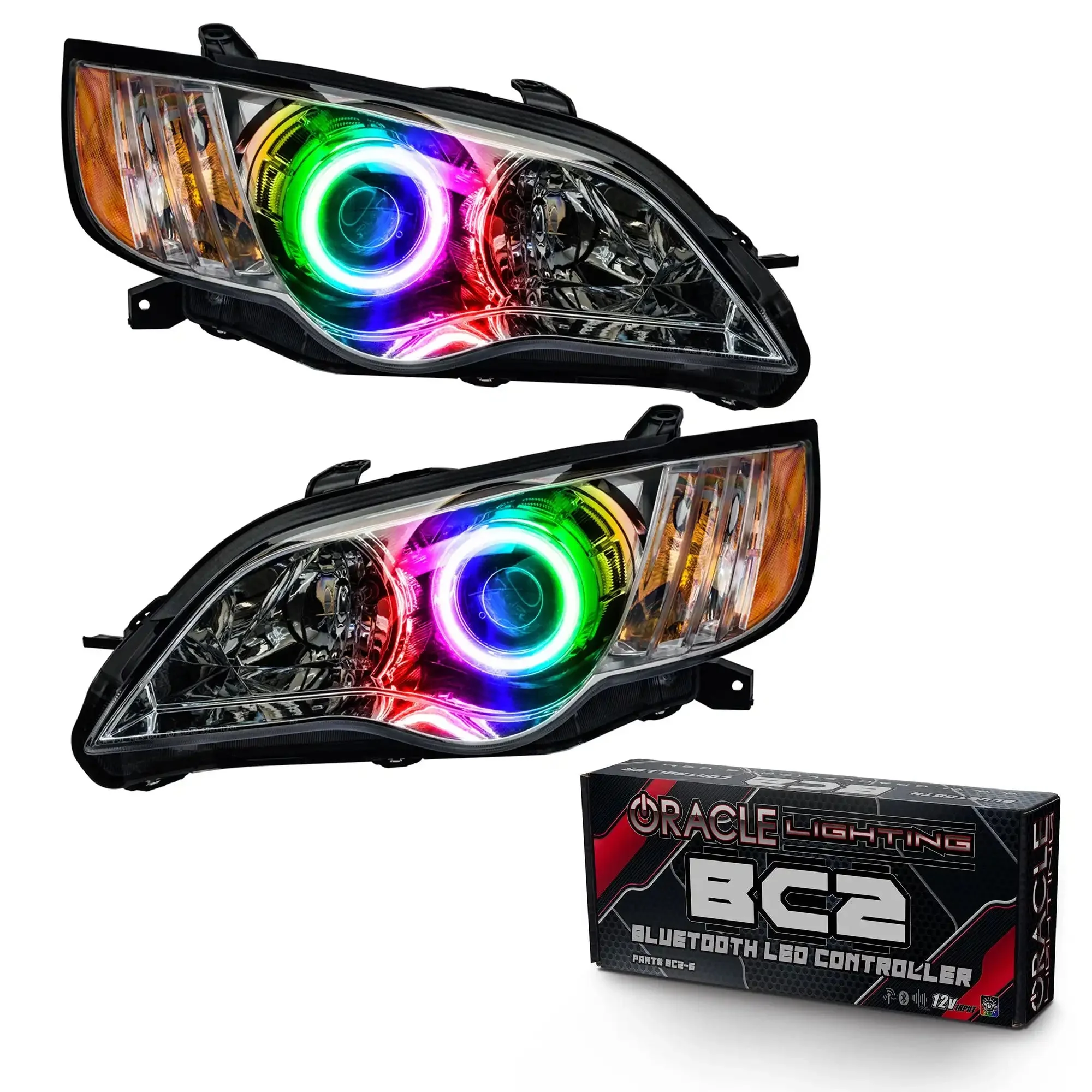 2008-2009 Subaru Legacy Pre-Assembled Headlights - Chrome - Image 16