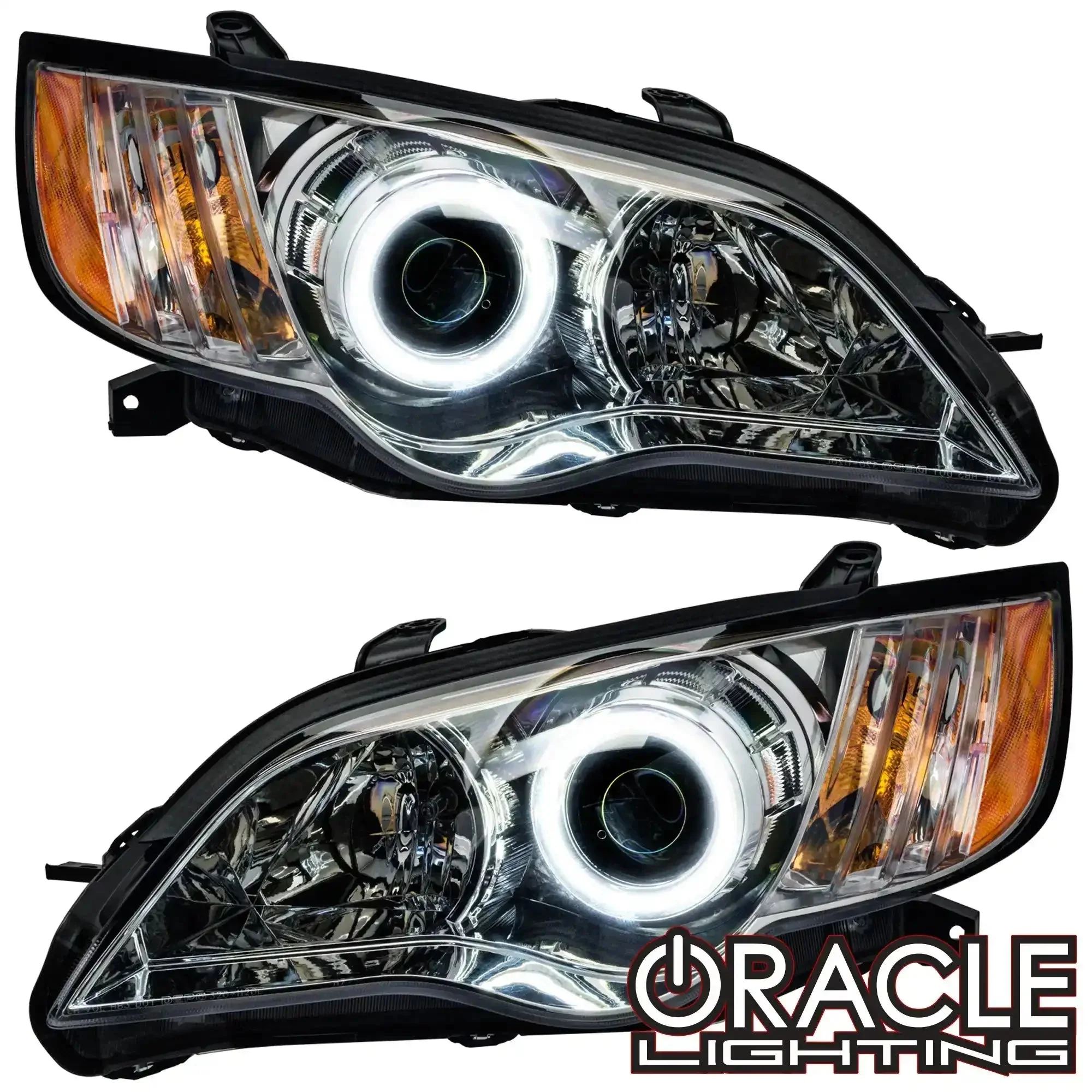 2008-2009 Subaru Legacy Pre-Assembled Headlights - Chrome - Image 22
