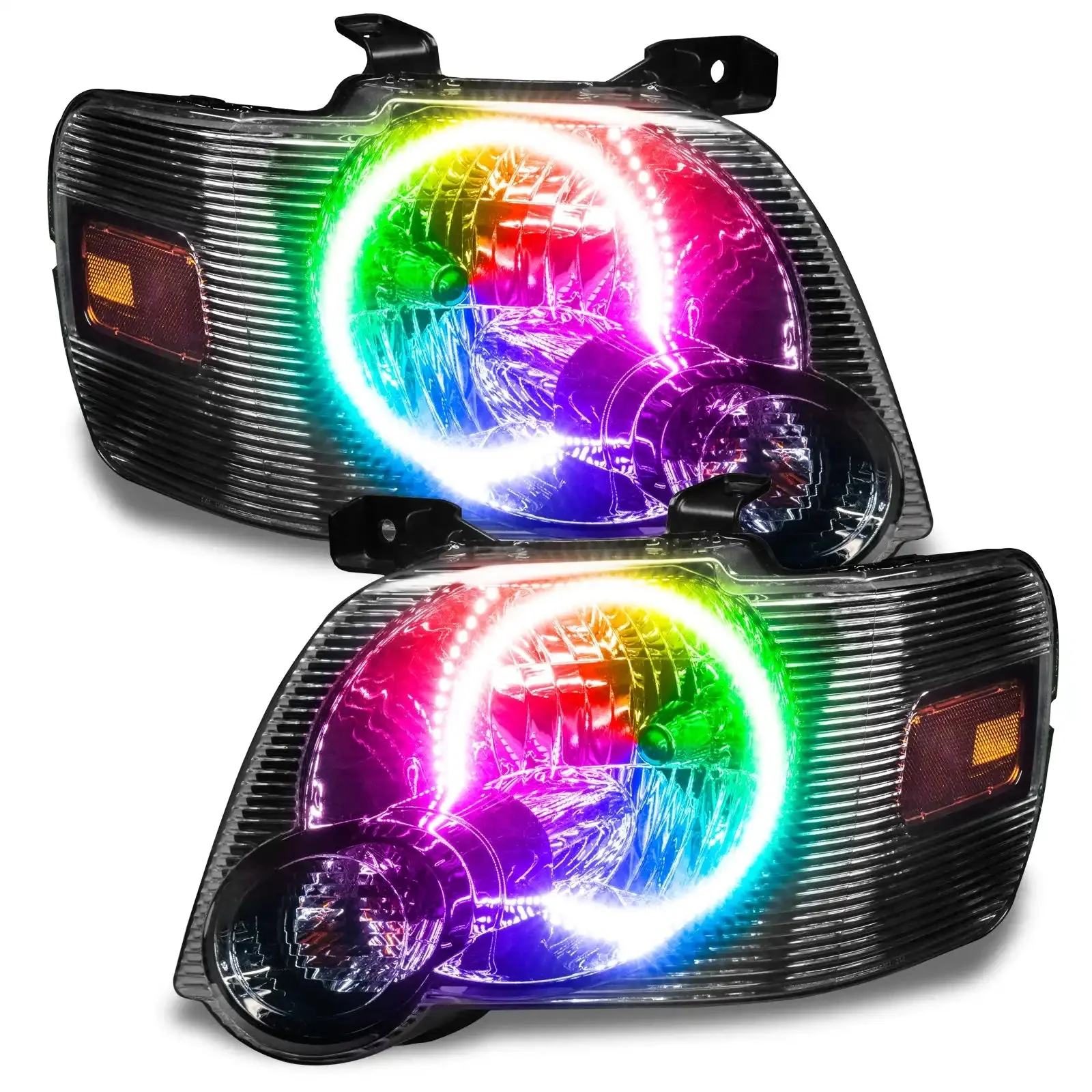 ORACLE Lighting 2008-2010 Ford Explorer Sport Trac Pre-Assembled Halo Headlights - Image 3