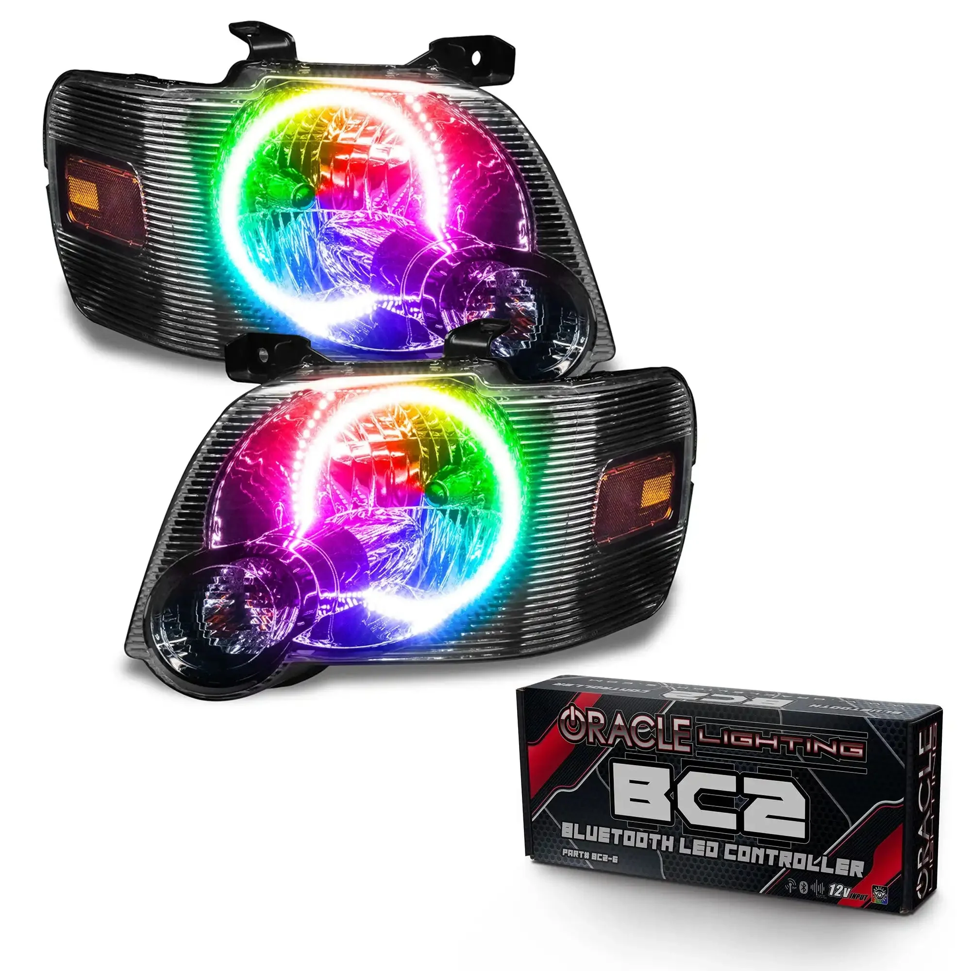 ORACLE Lighting 2008-2010 Ford Explorer Sport Trac Pre-Assembled Halo Headlights - Image 7