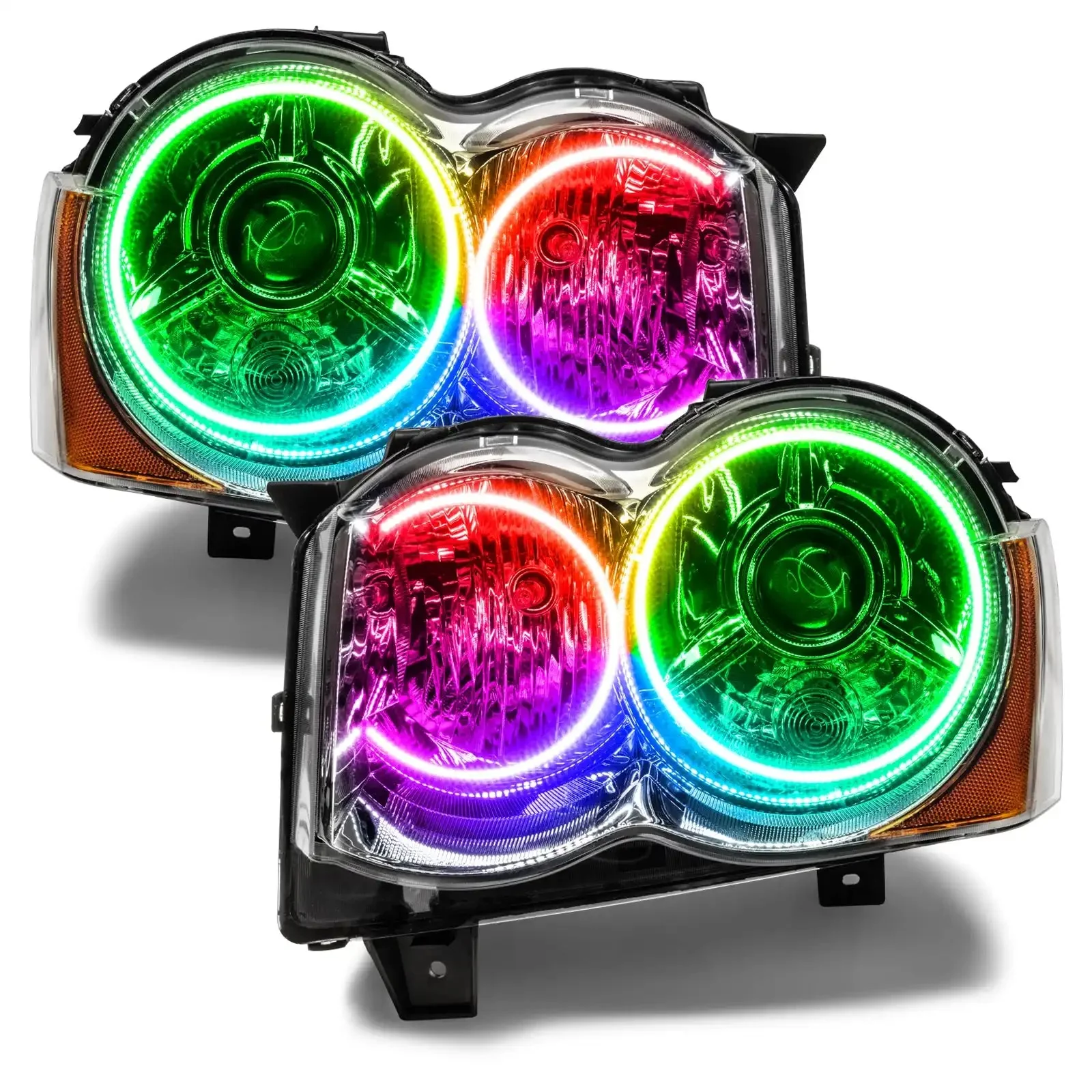 ORACLE Lighting 2008-2010 Jeep Grand Cherokee LED Headlight Halo Kit - Image 9