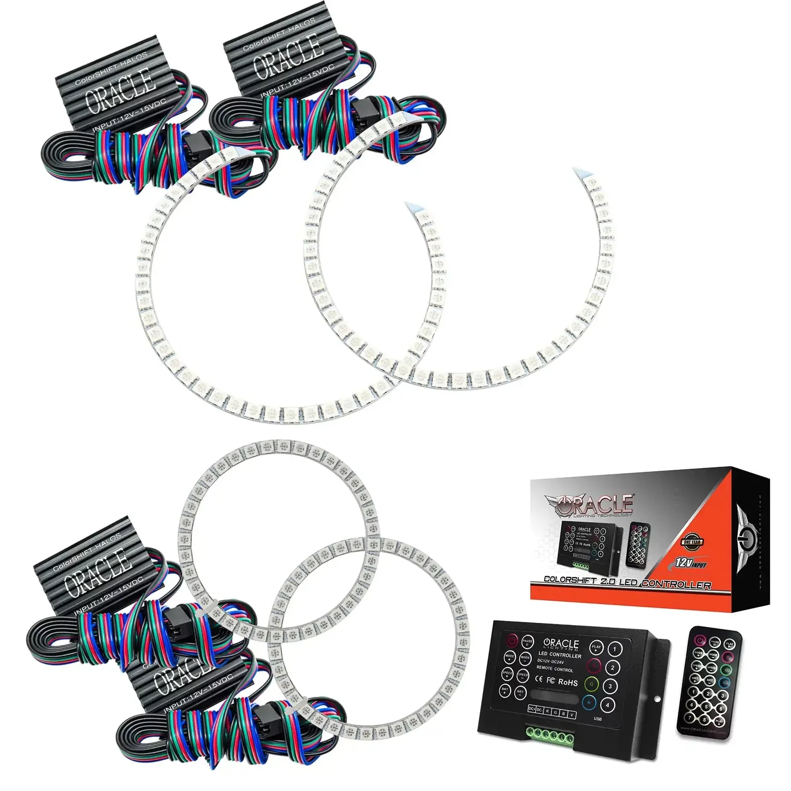 ORACLE Lighting 2008-2011 Mercedes C-Class W204 LED Headlight Halo Kit - Image 8
