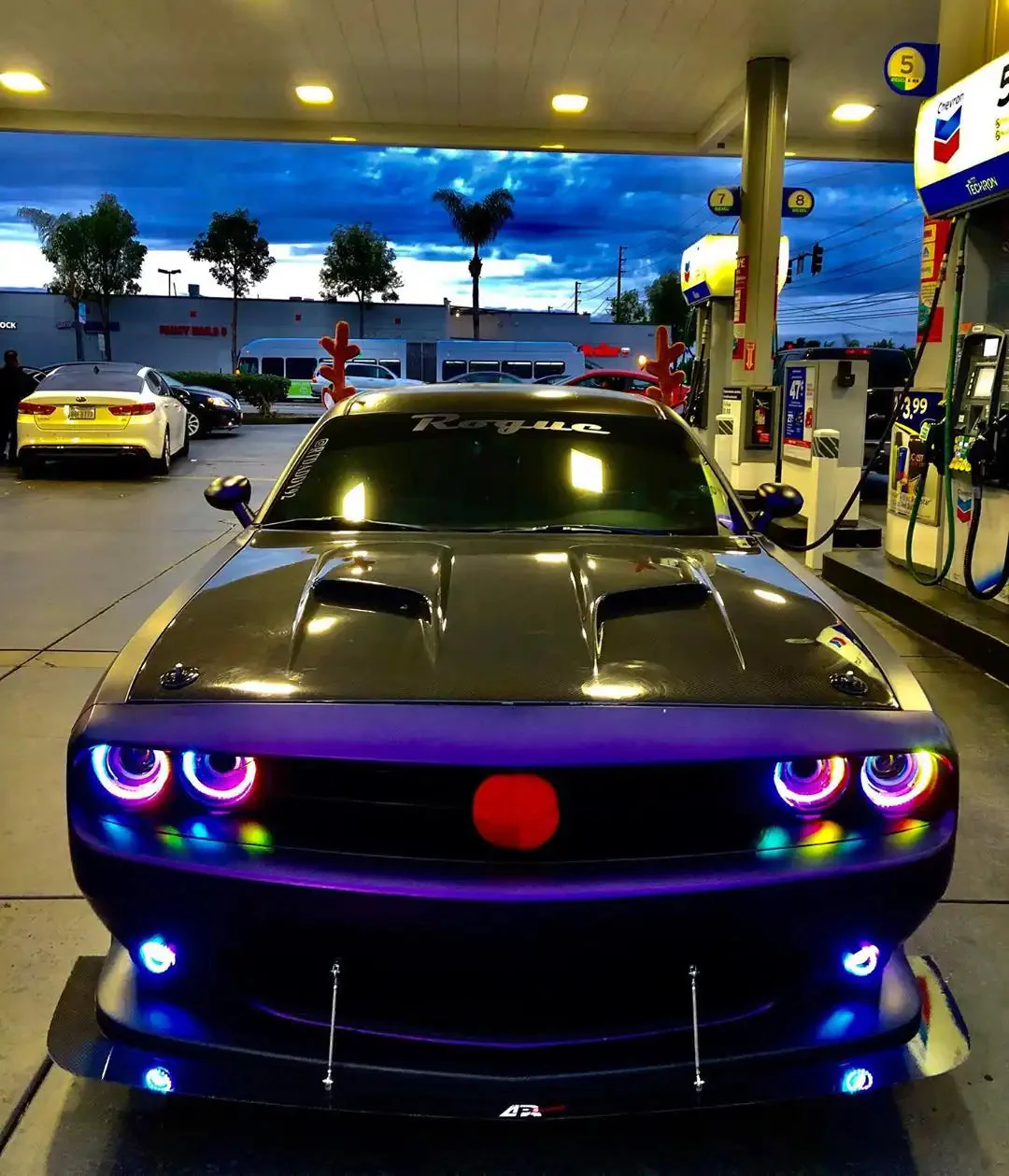 ORACLE Lighting 2008-2014 Dodge Challenger Dynamic ColorSHIFT Fog Light Halo Kit - Image 8