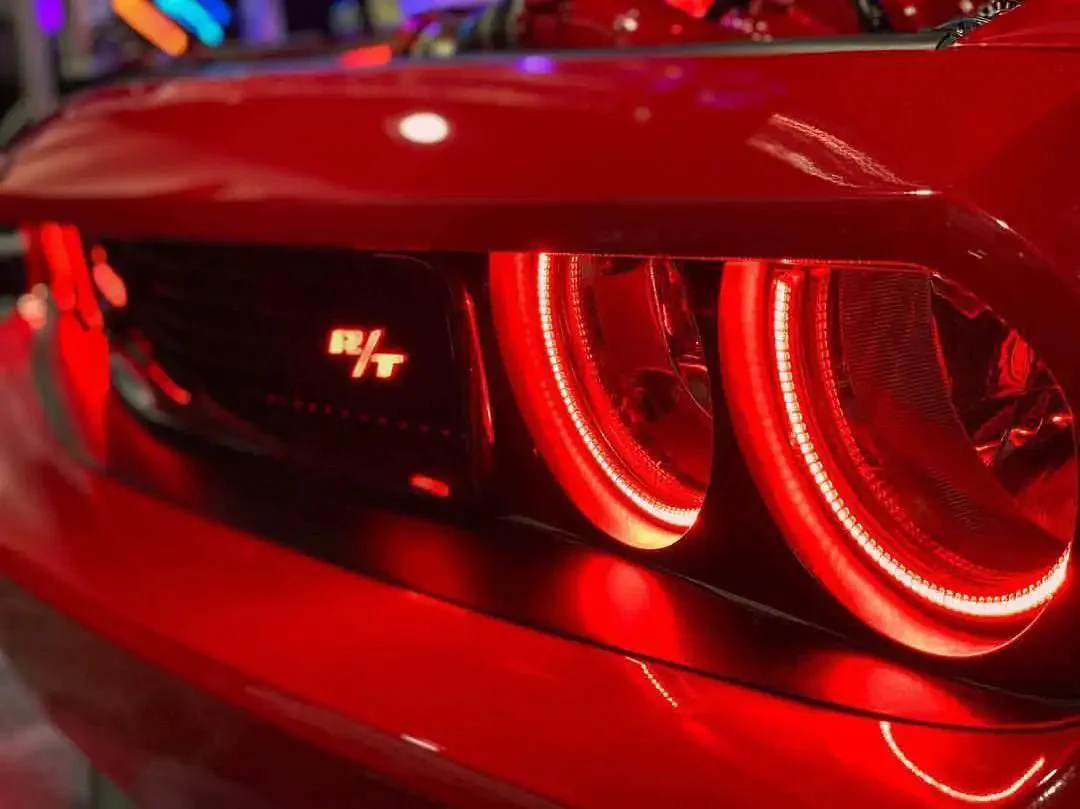 ORACLE Lighting 2008-2014 Dodge Challenger Dynamic ColorSHIFT Headlight Halo Kit - Surface Mount - Image 6
