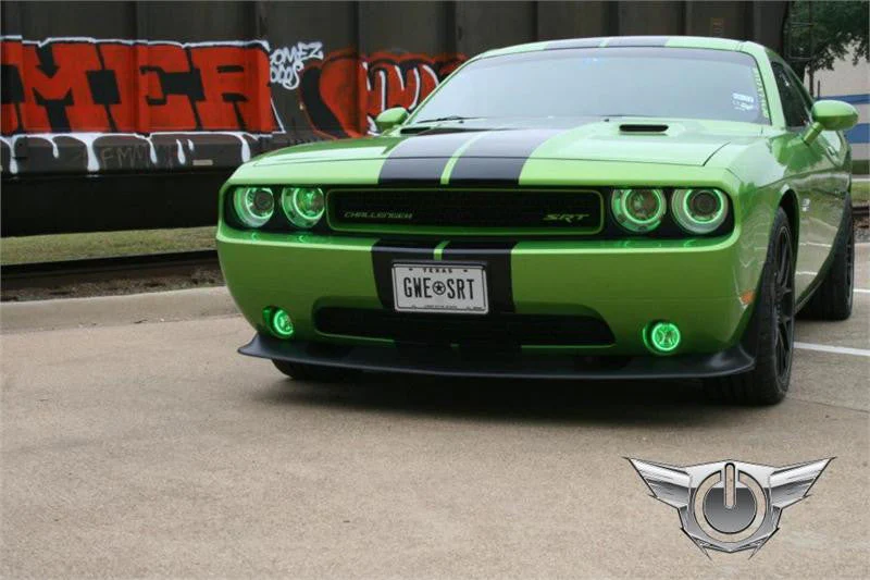 ORACLE Lighting 2008-2014 Dodge Challenger LED Headlight Halo Kit - Standard Mount - Image 7