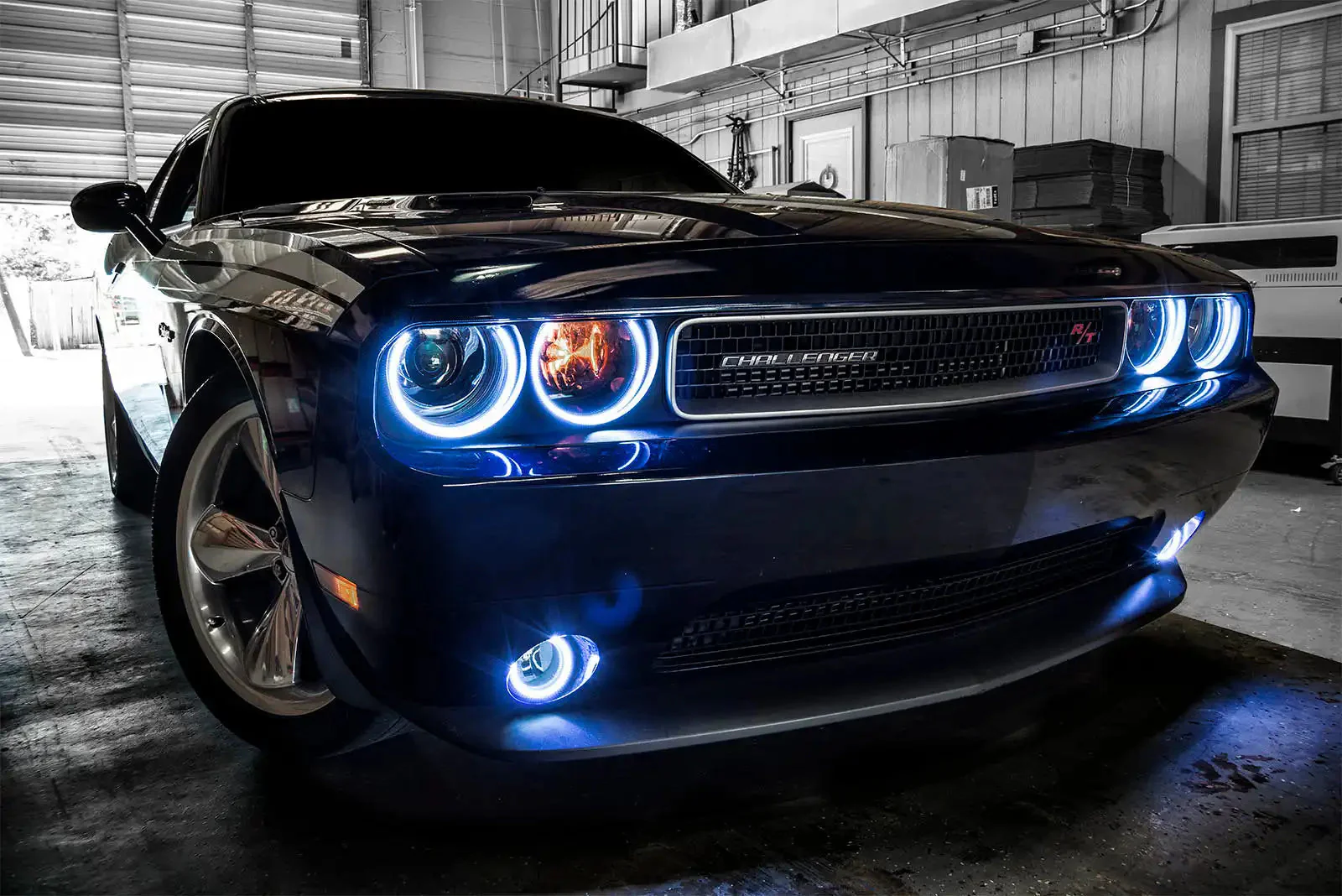 ORACLE Lighting 2008-2014 Dodge Challenger LED Fog Light Halo Kit - Surface Mount - Image 6