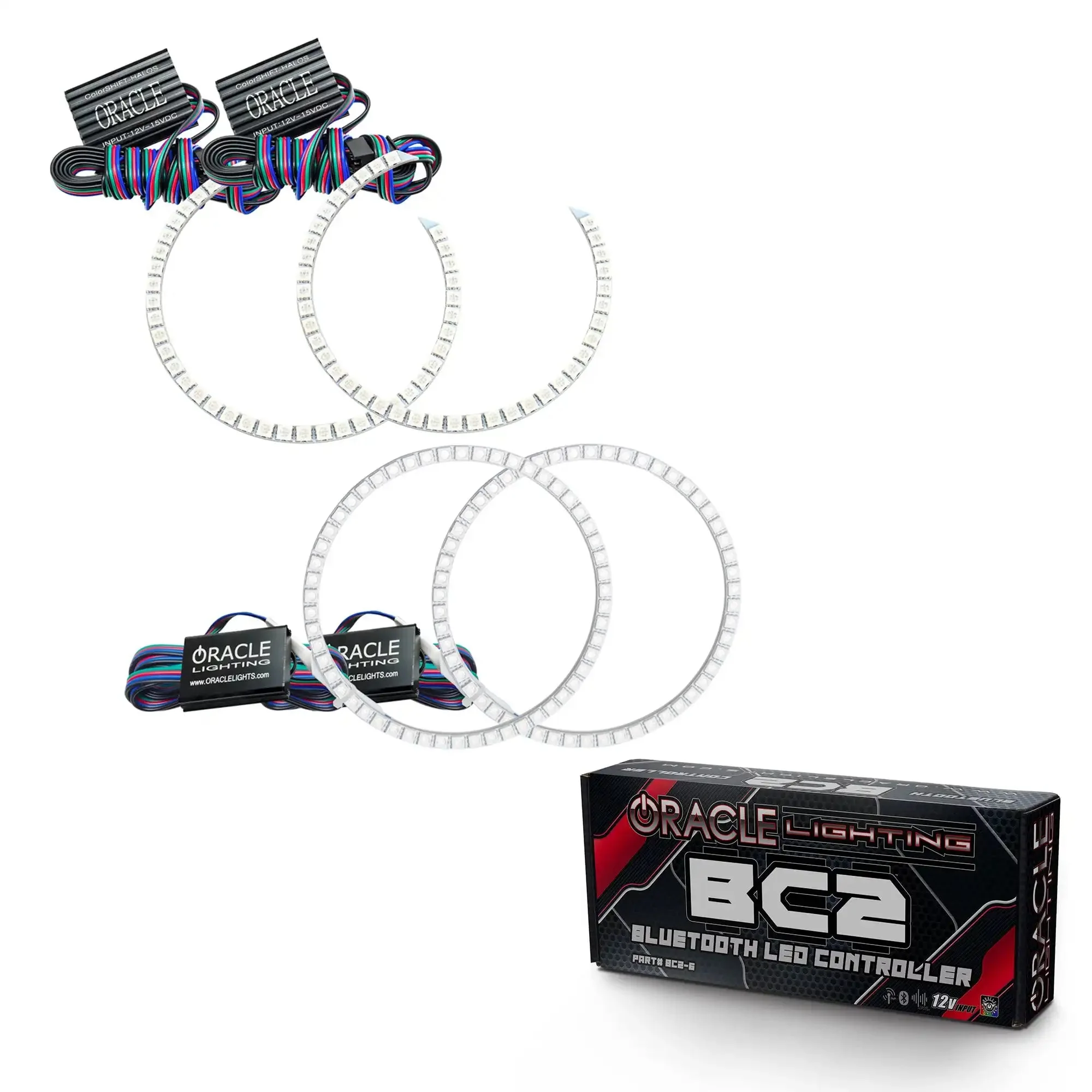2008-2016 Mitsubishi Lancer/EVO ORACLE Halo Kit - Non Projector/HID - Image 7