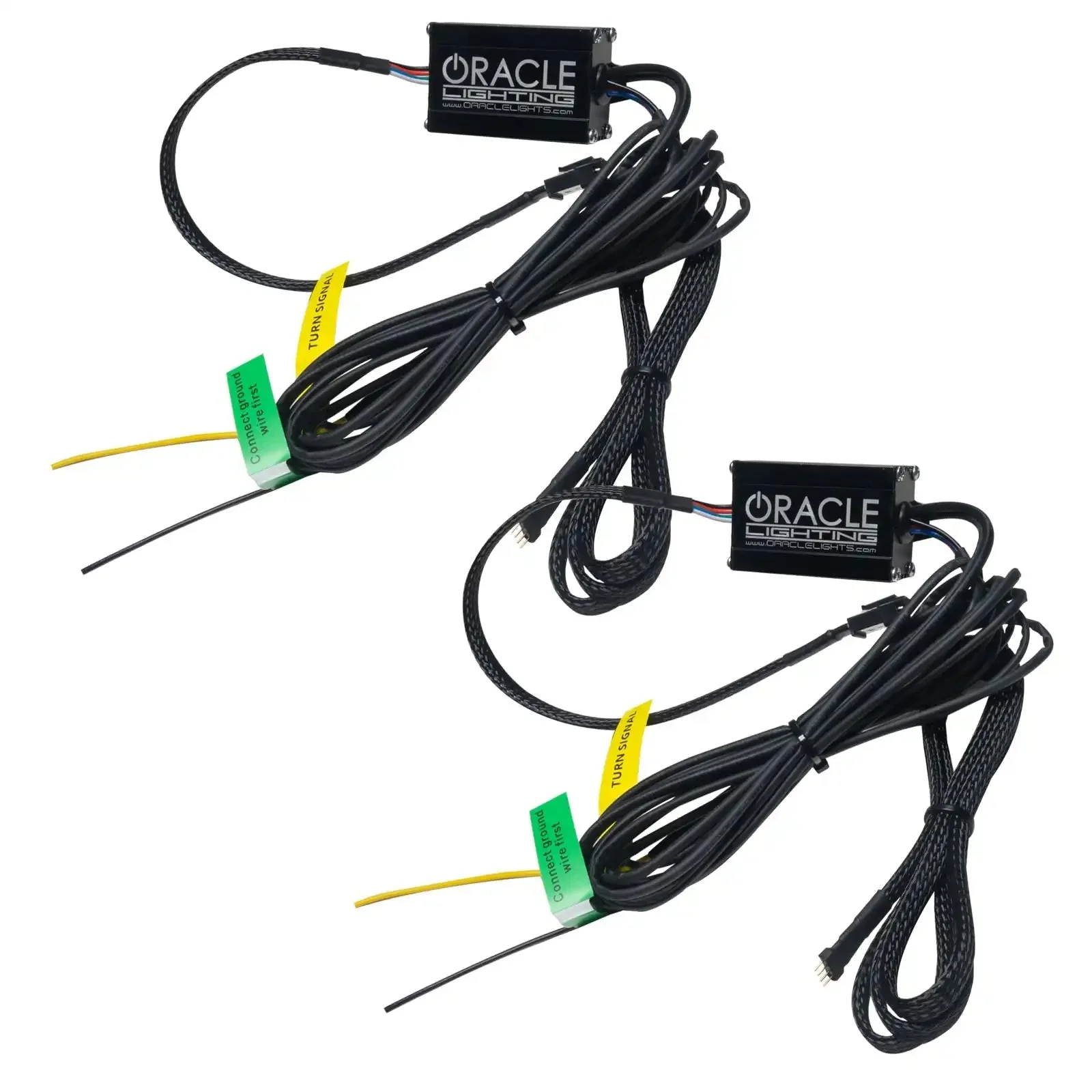ORACLE Lighting 2009-2018 RAM ColorSHIFT Switchback Quad Pre-Assembled Halo Headlights - Black Housing - Image 7
